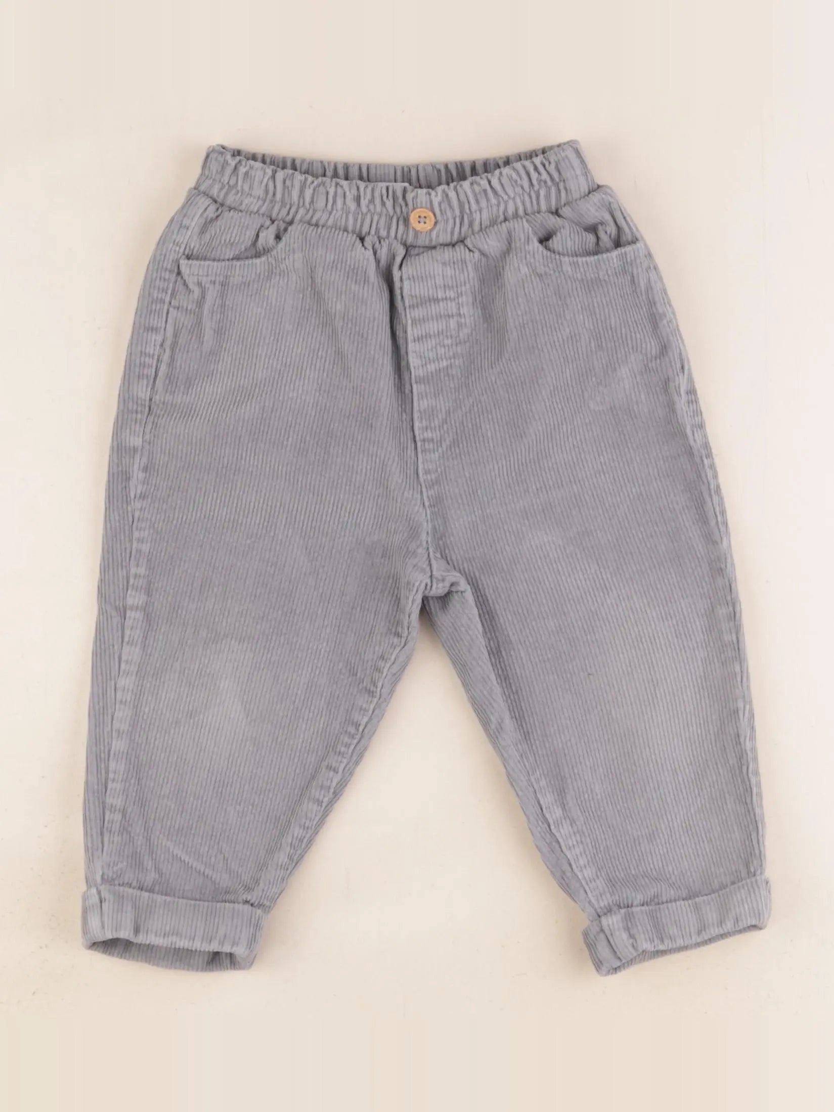 Vertbaudet - pantalon gris - 18 mois