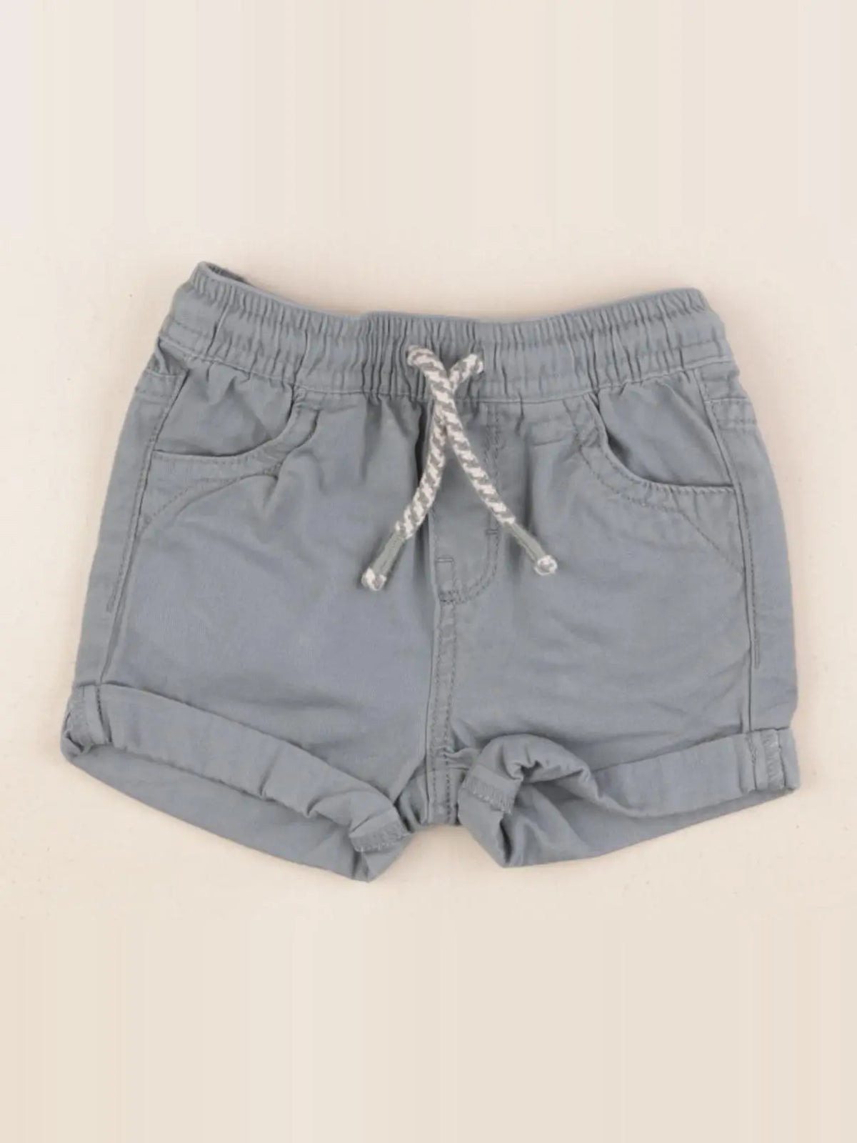 Vertbaudet - short bleu - 6 mois