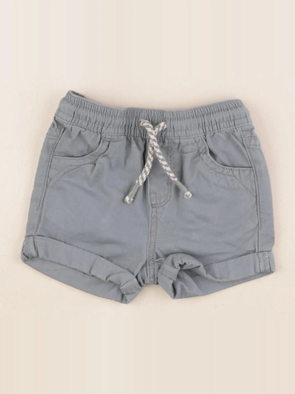 Vertbaudet - short bleu - 6 mois