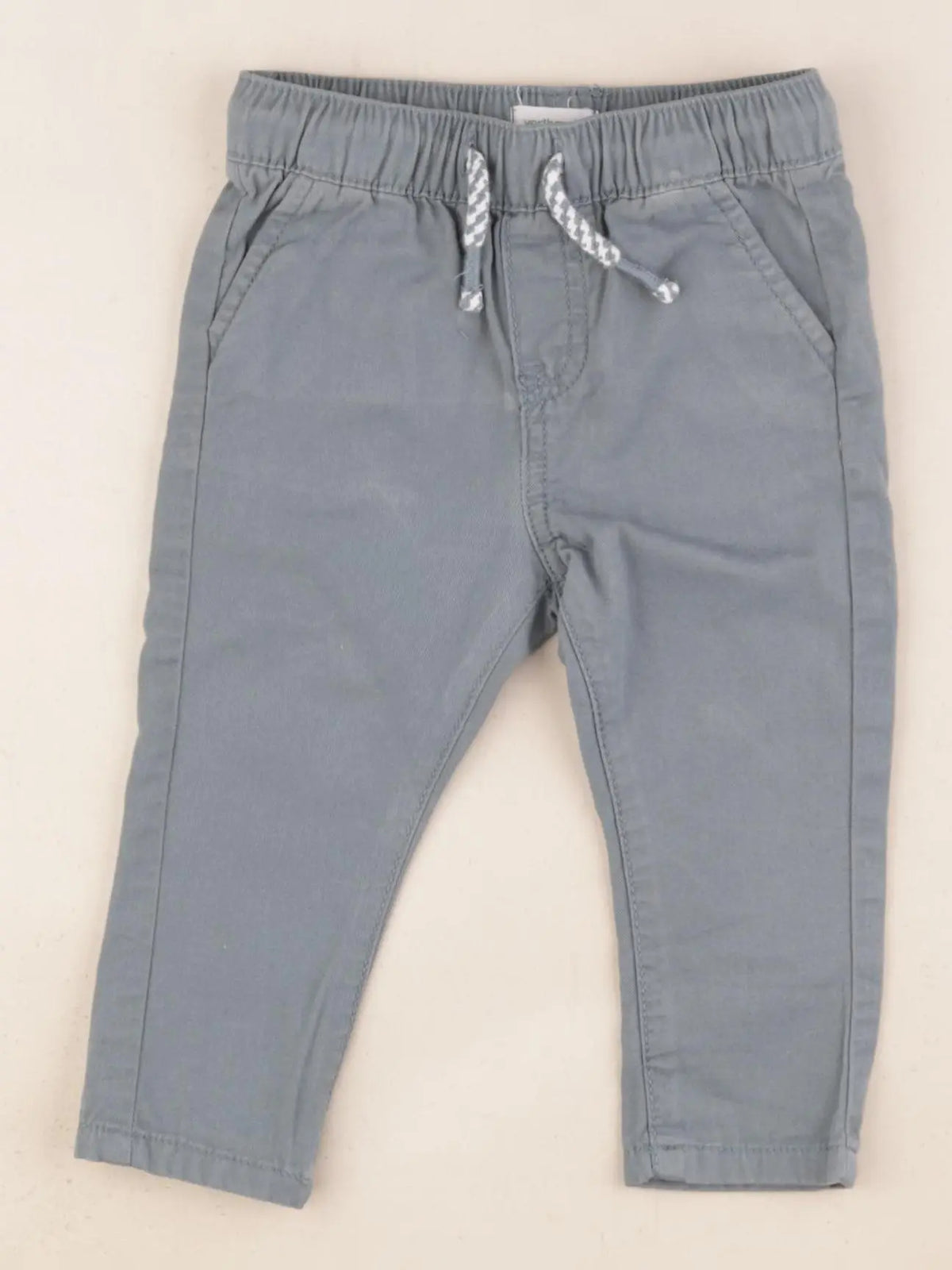 Vertbaudet - pantalon bleu - 6 mois