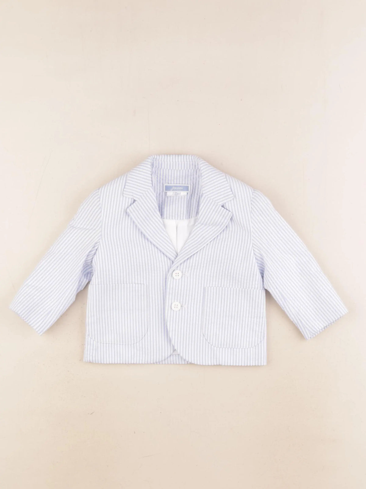Jacadi - veste bleu, blanc - 12 mois