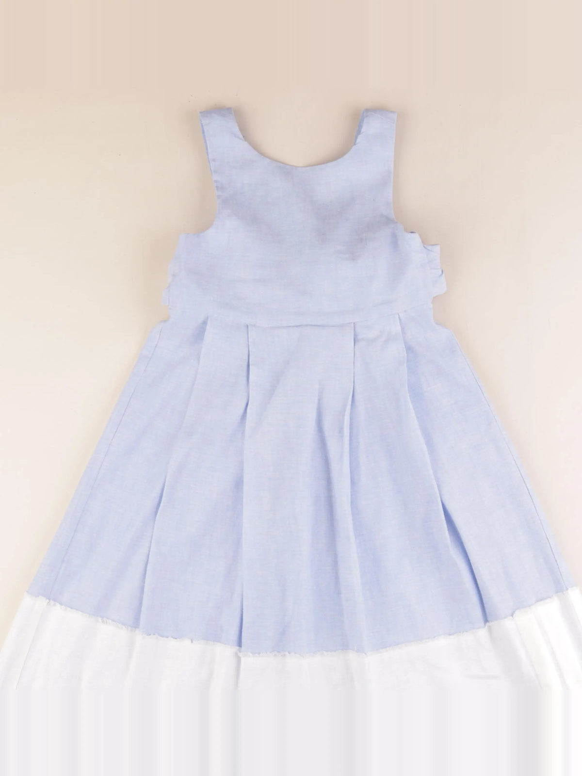 Jacadi - robe blanc, bleu - 5 ans
