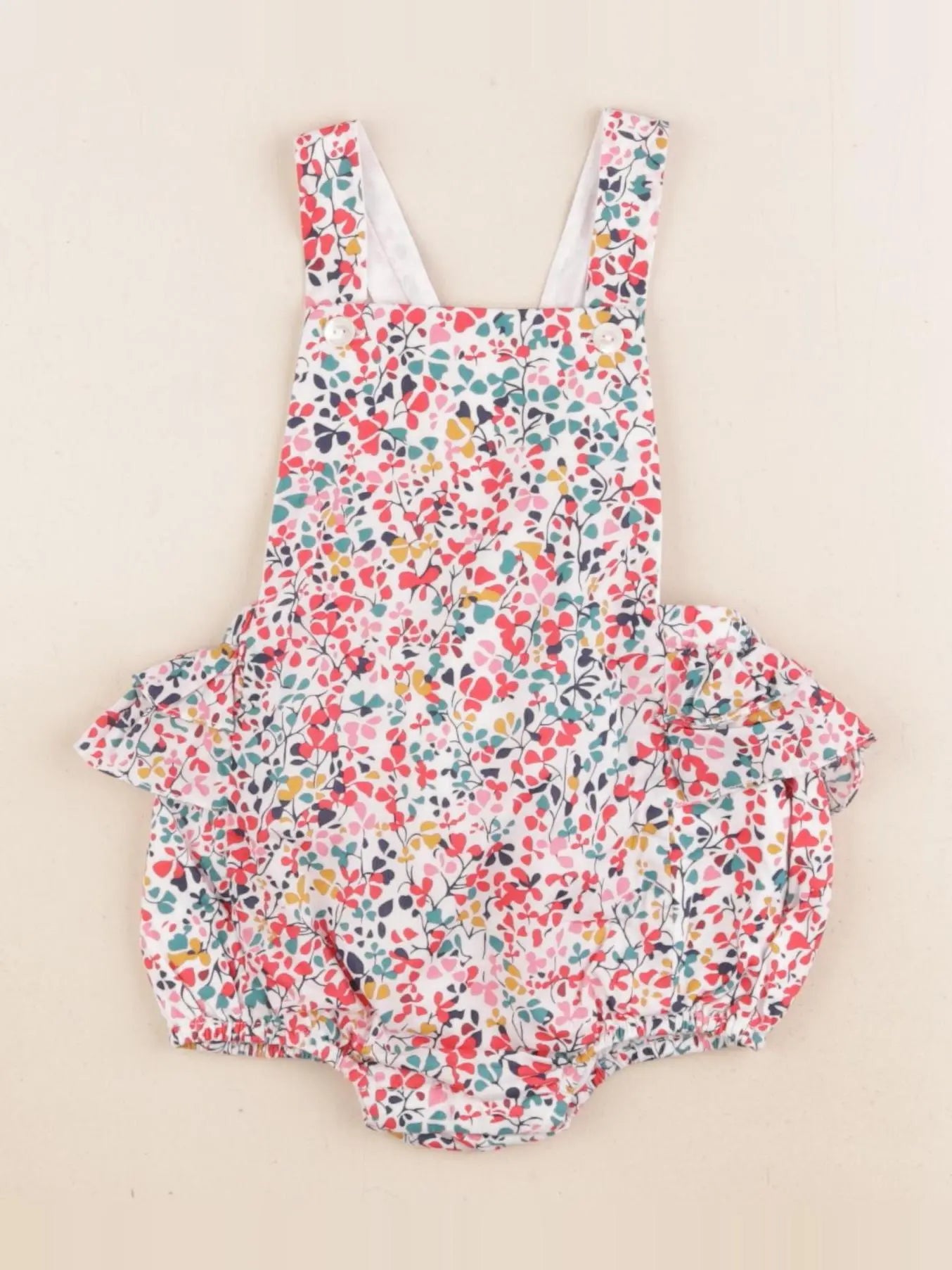 Jacadi - combinaison liberty multicolore - 6 mois