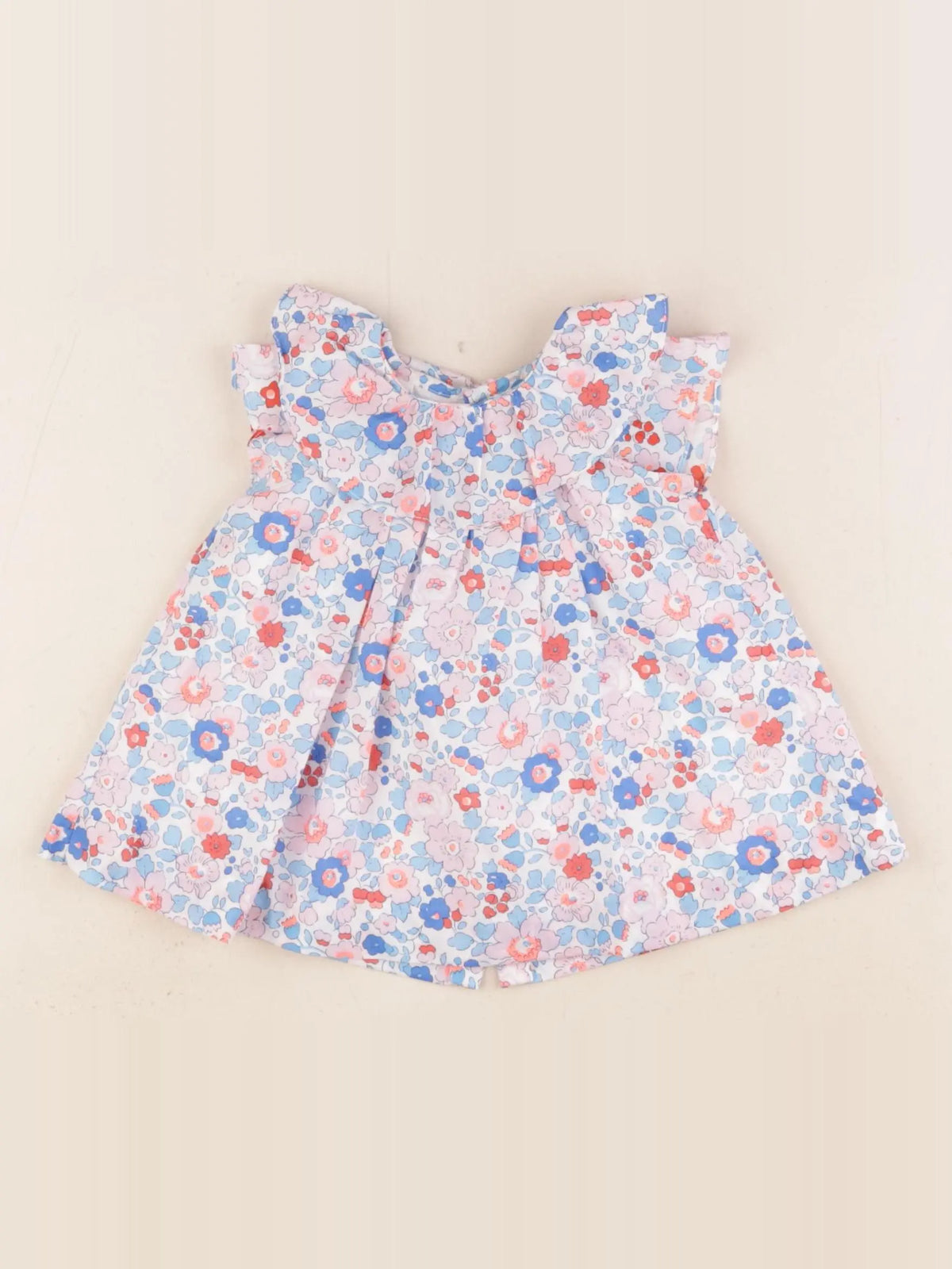Jacadi - robe liberty multicolore - 1 mois