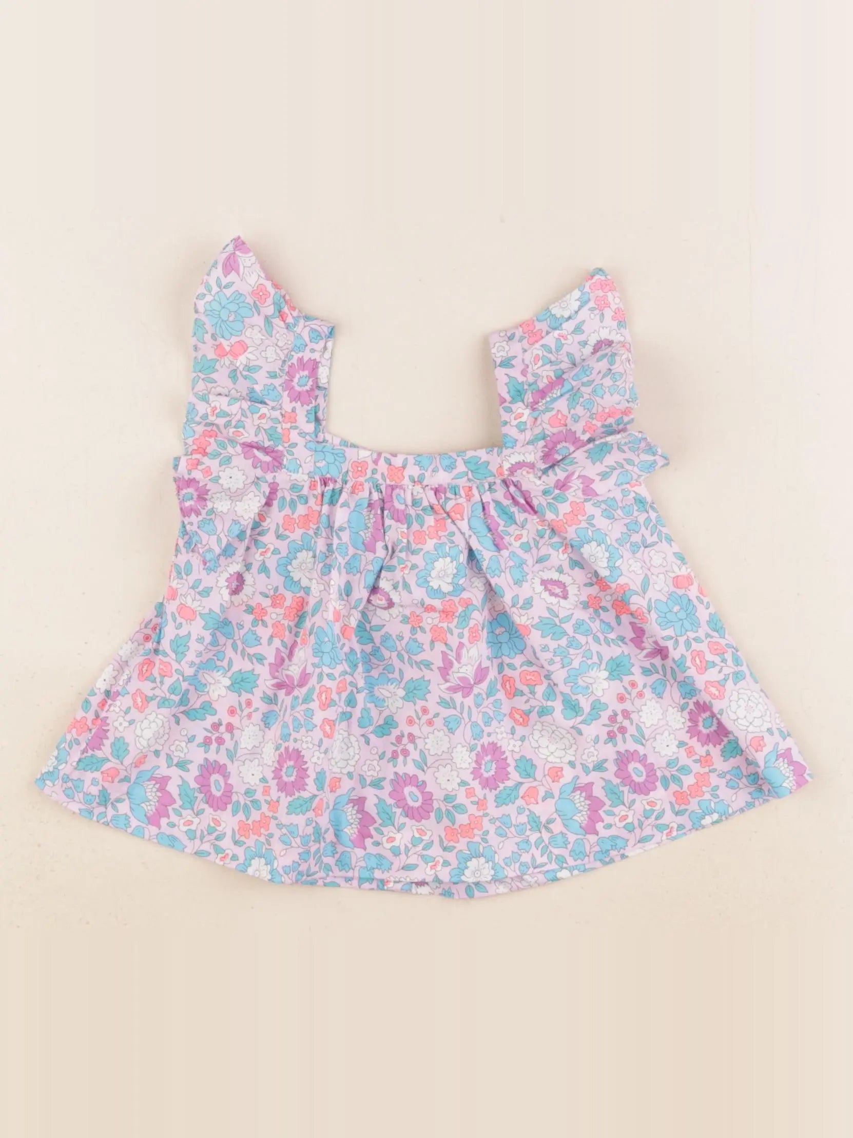 Jacadi - blouse liberty multicolore - 6 mois
