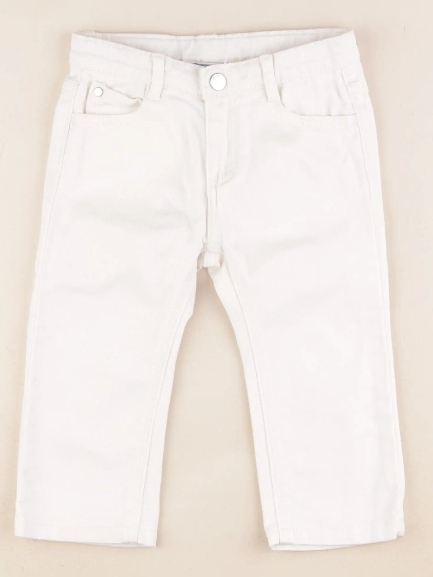 Jacadi - jean blanc - 18 mois