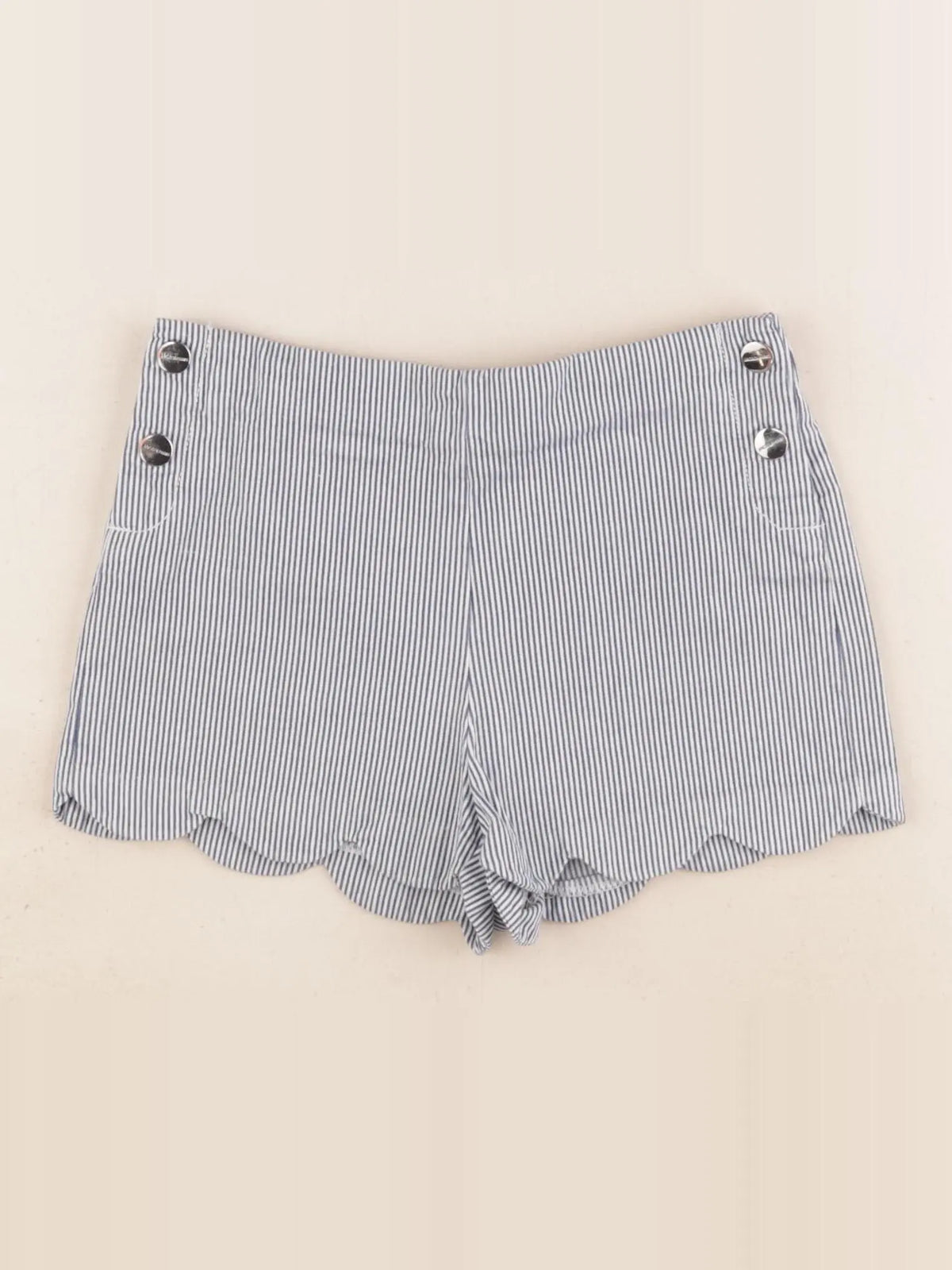 Jacadi - short blanc, bleu - 5 ans