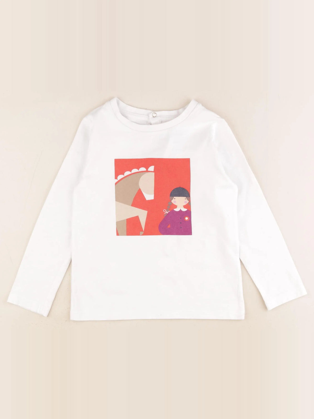 Jacadi - tee-shirt blanc - 6 ans