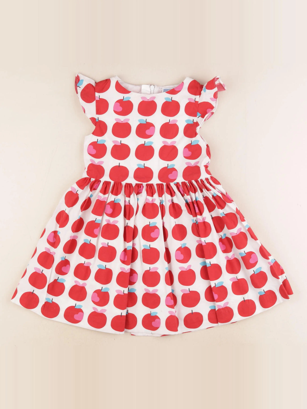 Jacadi - robe rouge - 5 ans