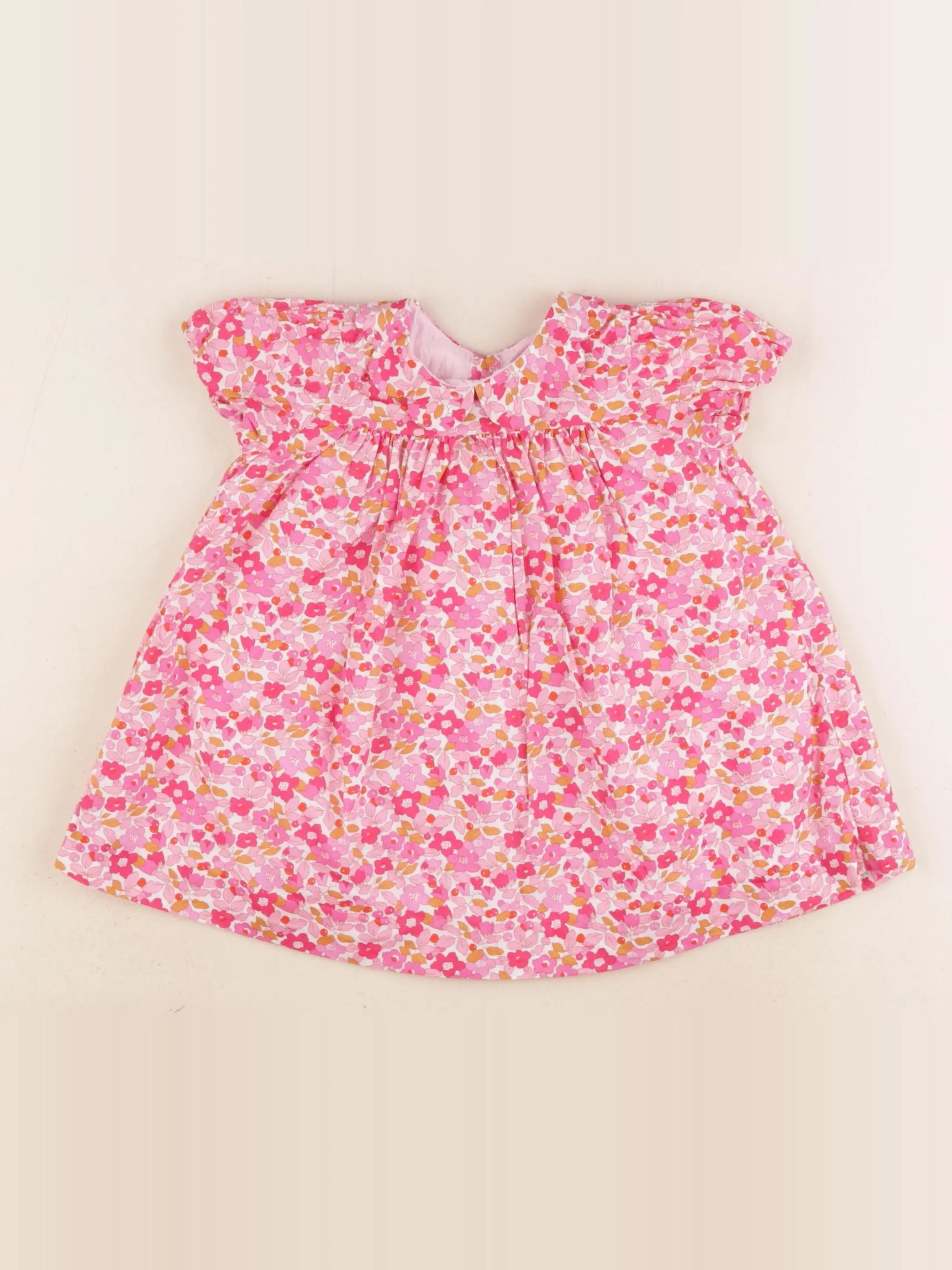 Jacadi - robe liberty rose - 12 mois