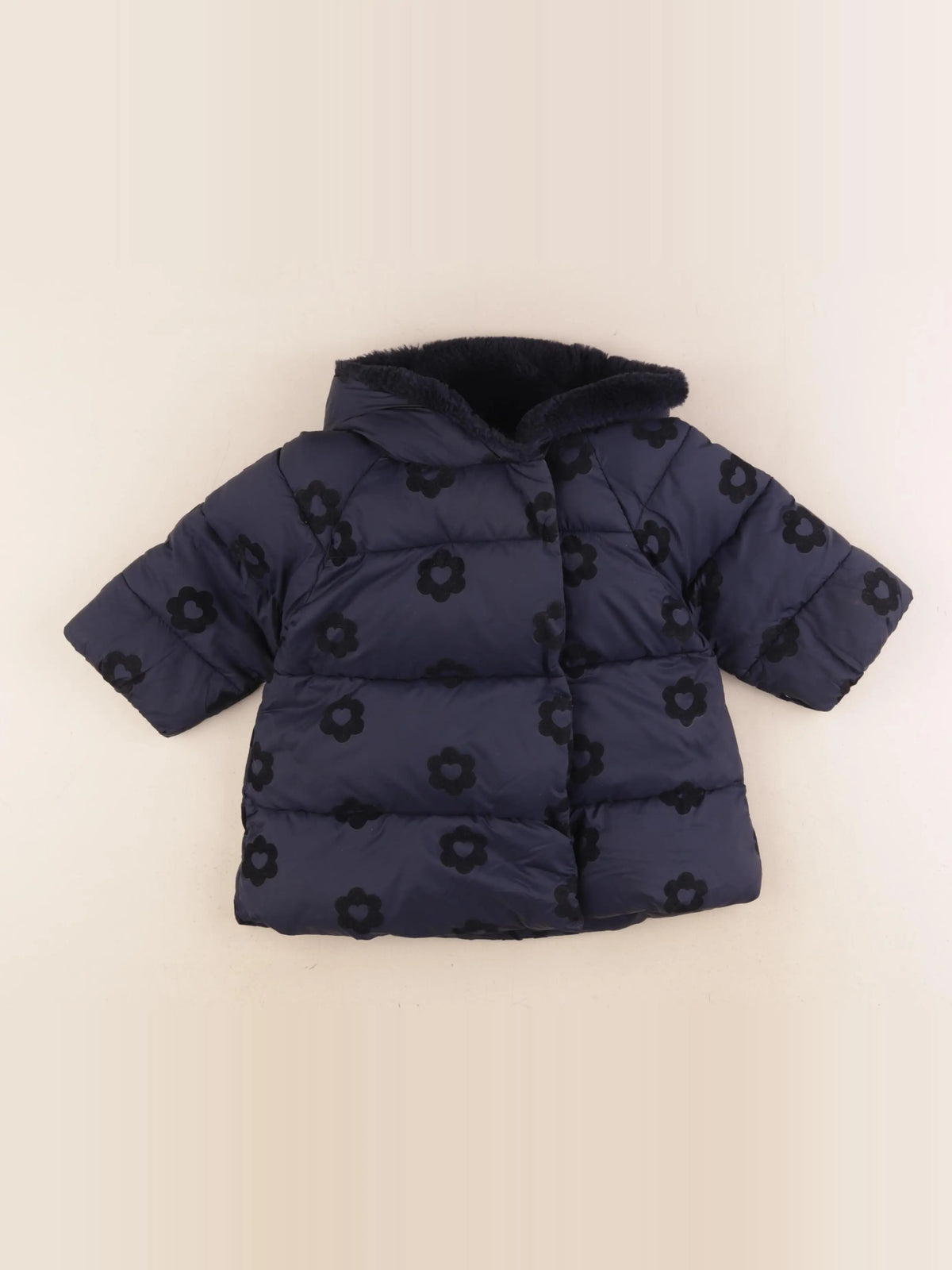 Jacadi - parka bleu - 12 mois