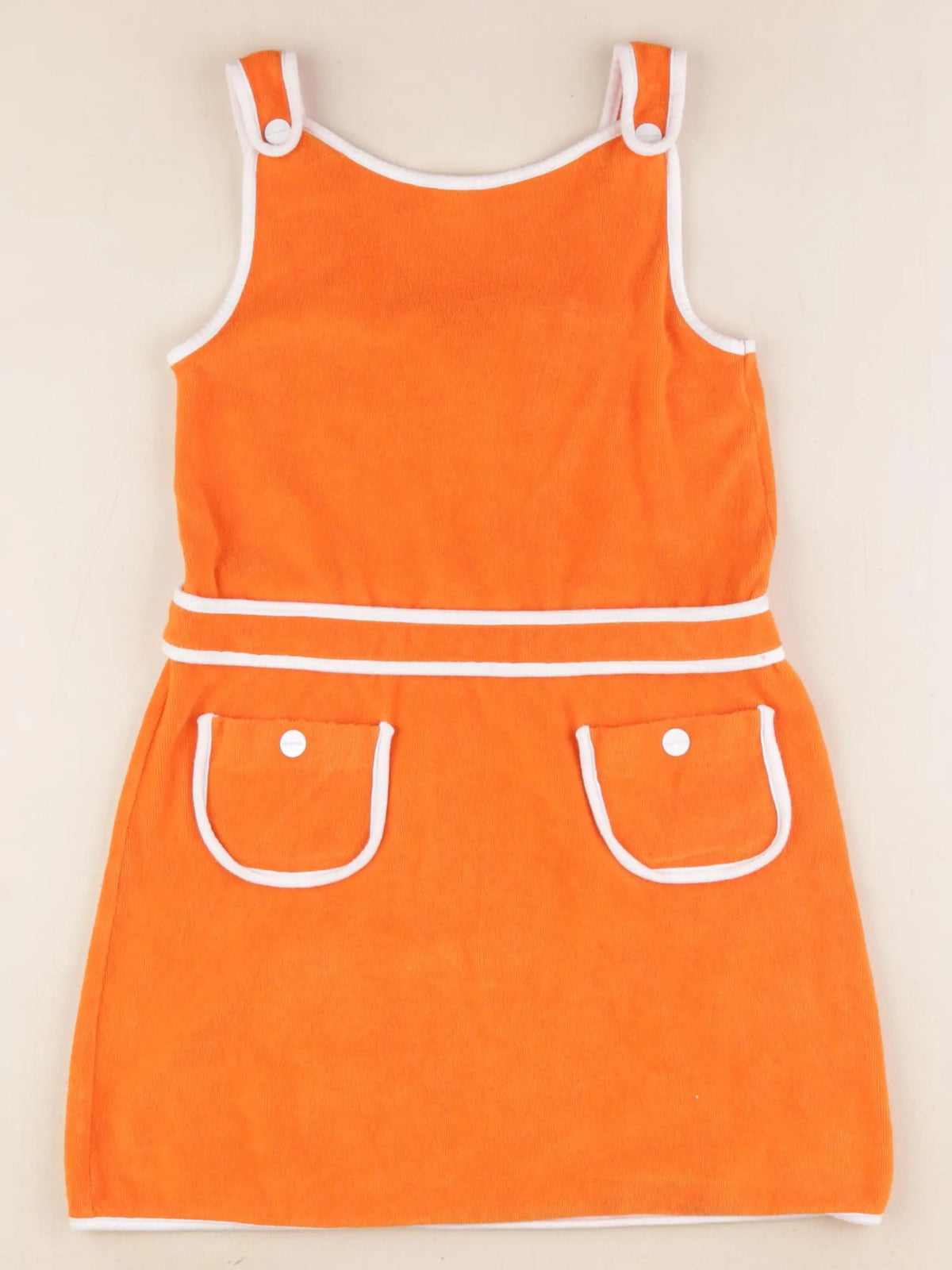 Jacadi - robe orange - 8 ans