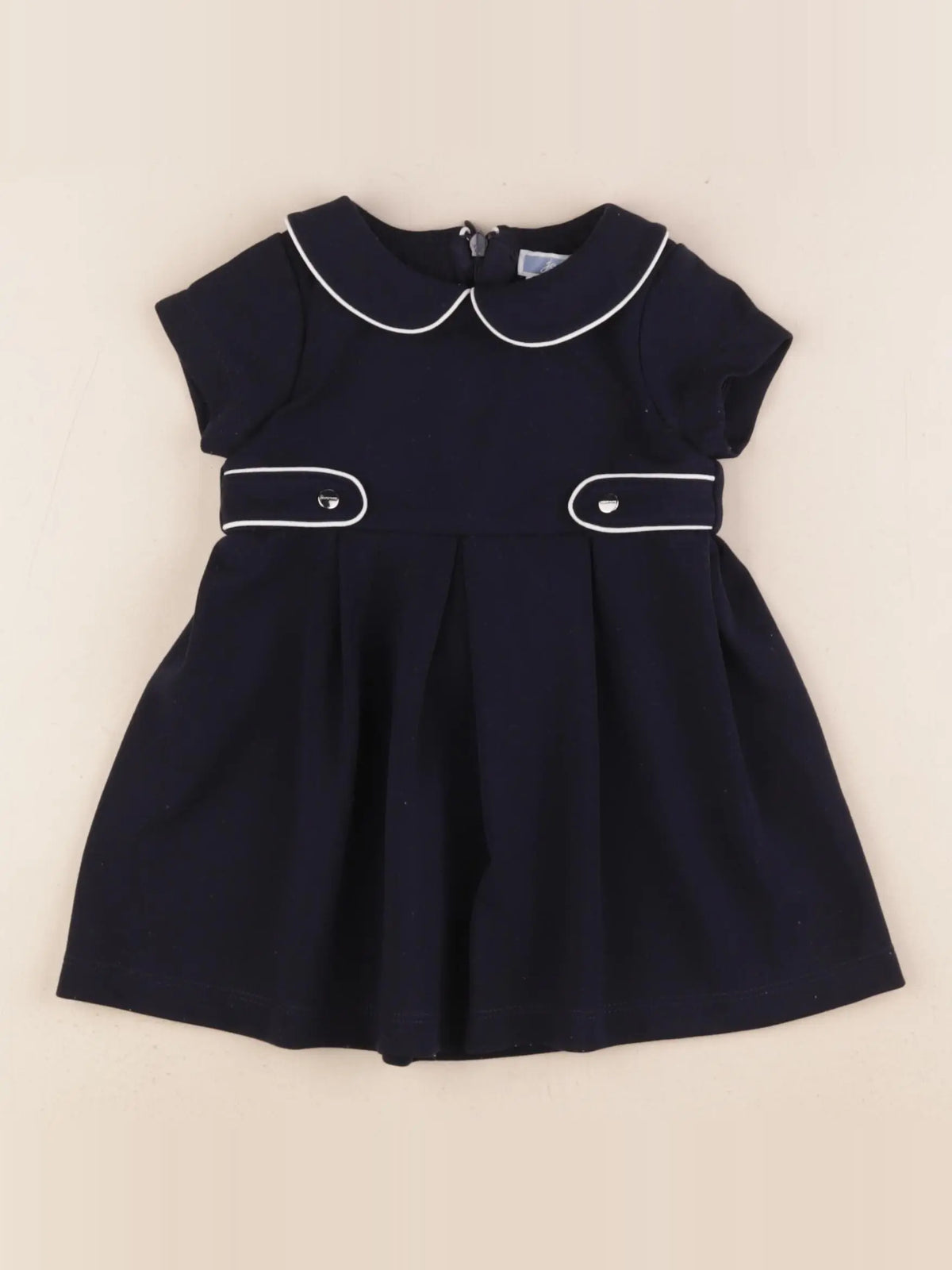 Jacadi - robe bleu - 12 mois