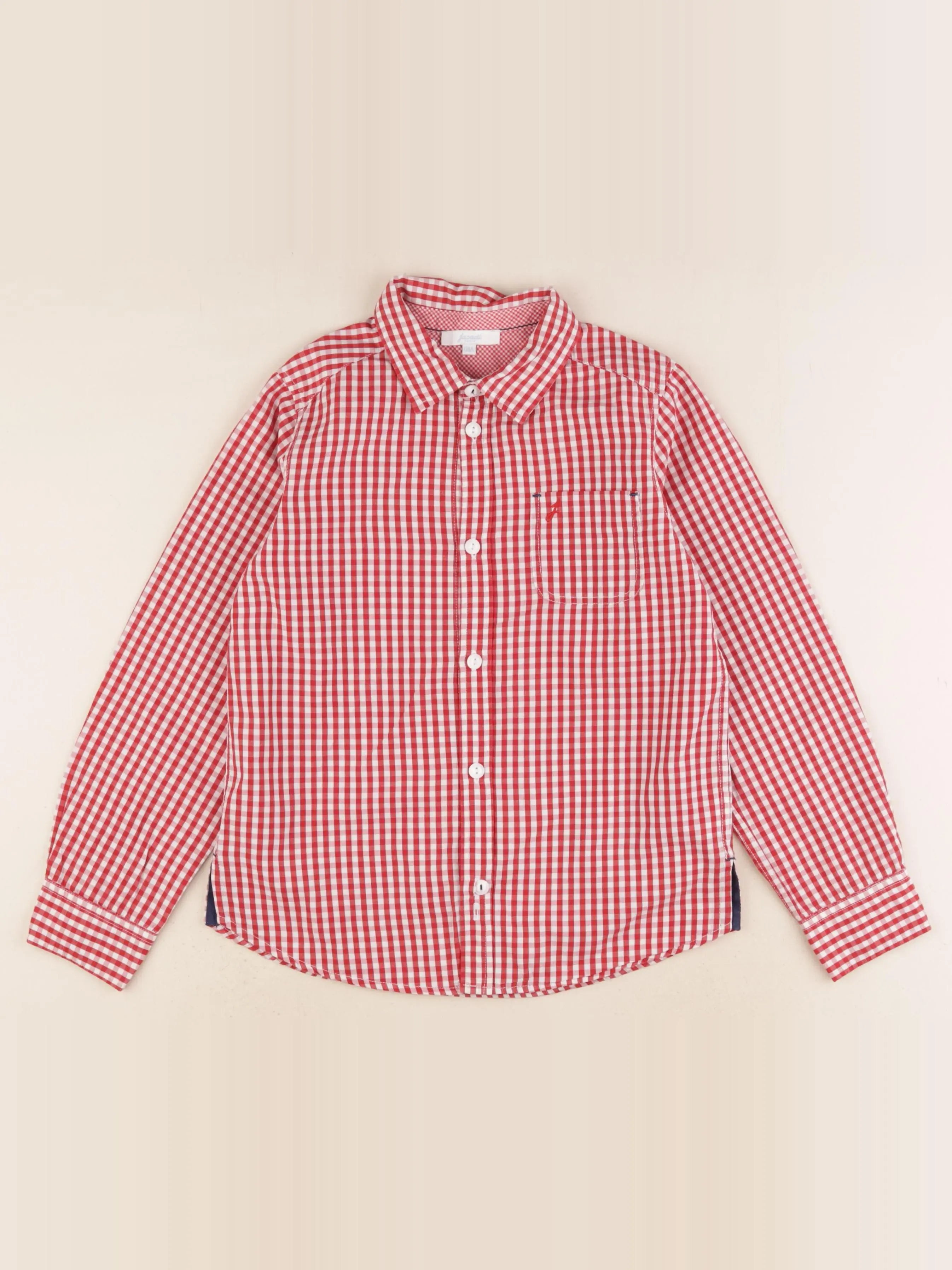 Jacadi - chemise rouge - 8 ans