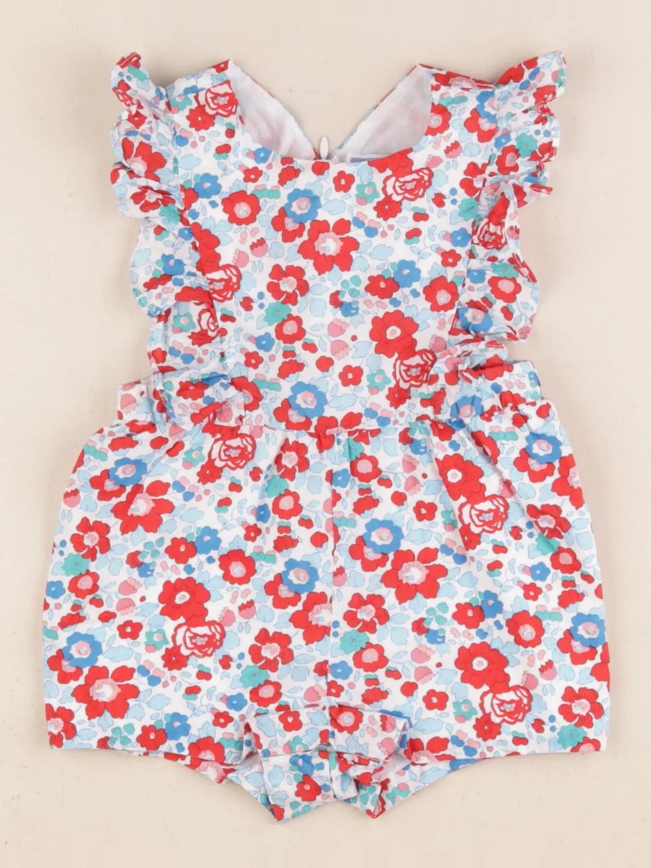 Jacadi - combinaison liberty multicolore - 12 mois