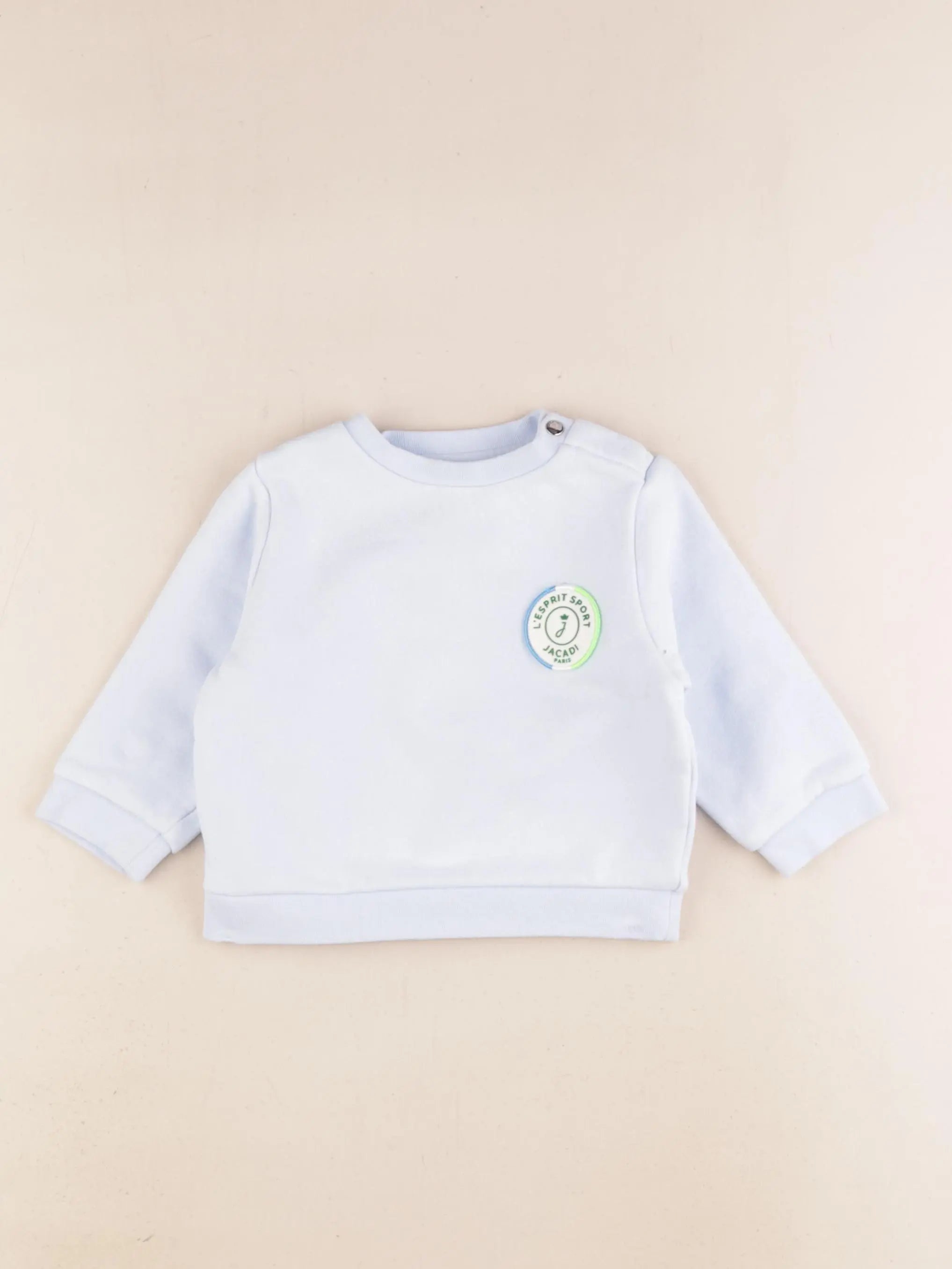 Jacadi - sweat bleu - 12 mois