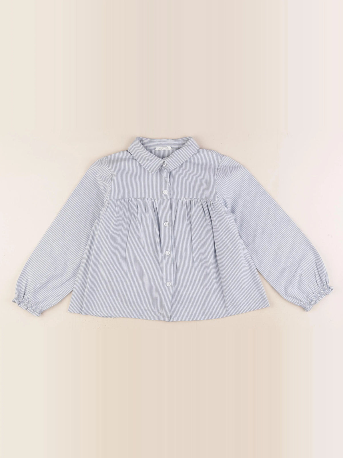 Vertbaudet - blouse bleu - 6 ans