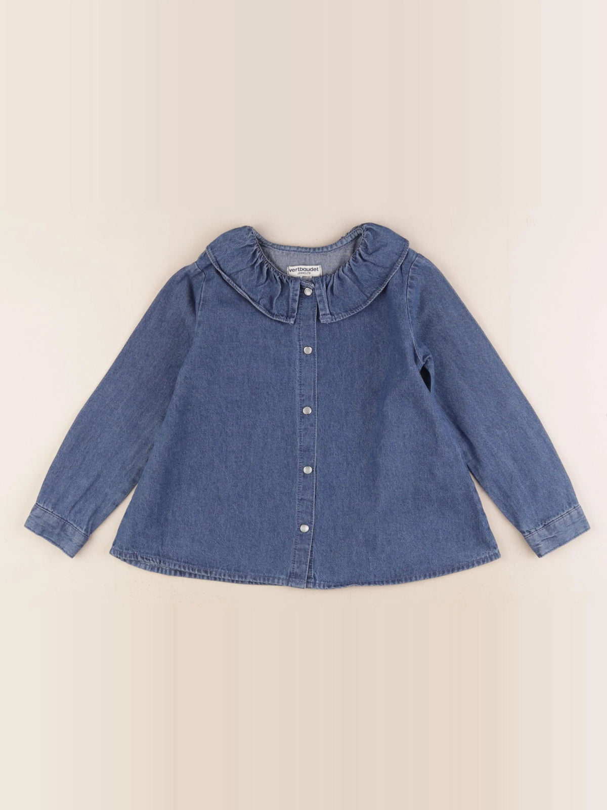 Vertbaudet - blouse bleu - 5 ans