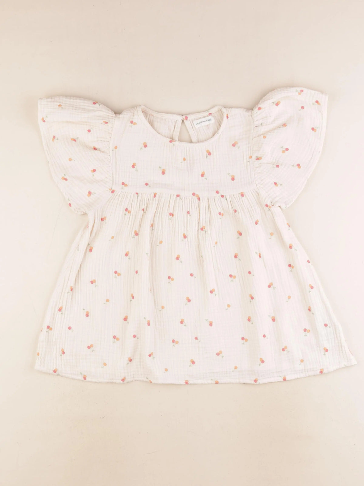 Vertbaudet - blouse beige - 10 ans