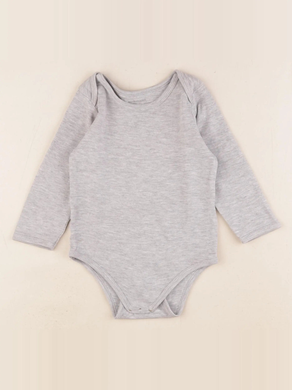 Vertbaudet - body gris - 24 mois