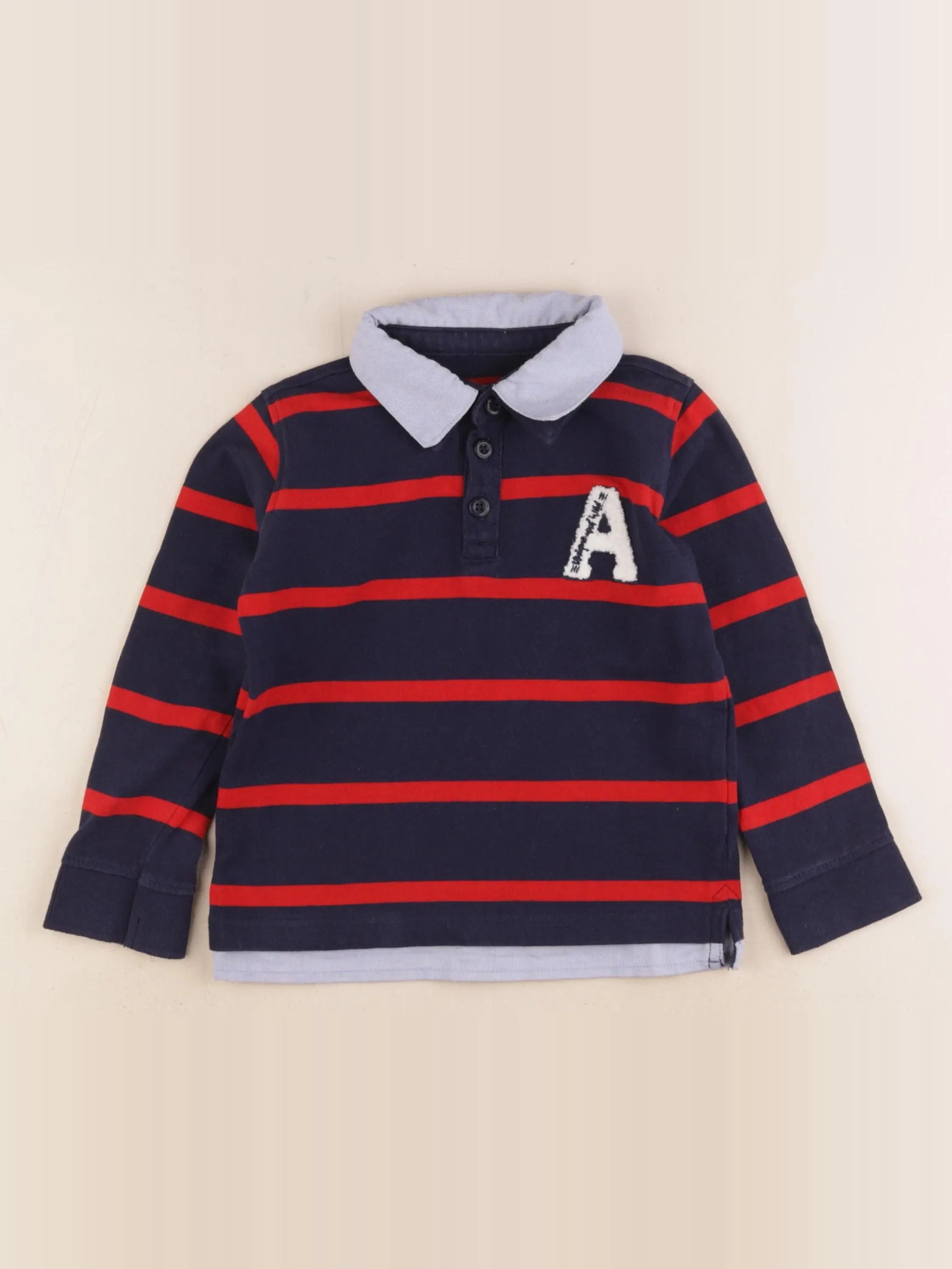 Vertbaudet - polo multicolore - 5 ans