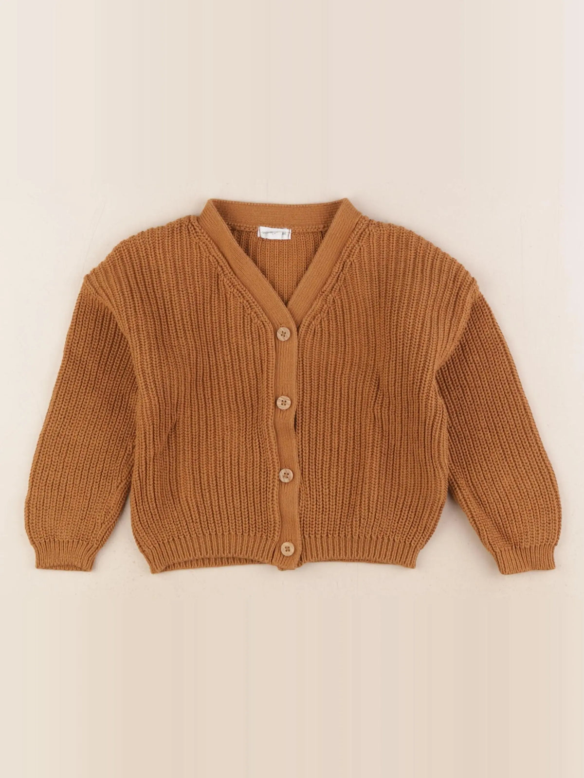 Vertbaudet - gilet marron - 2 ans