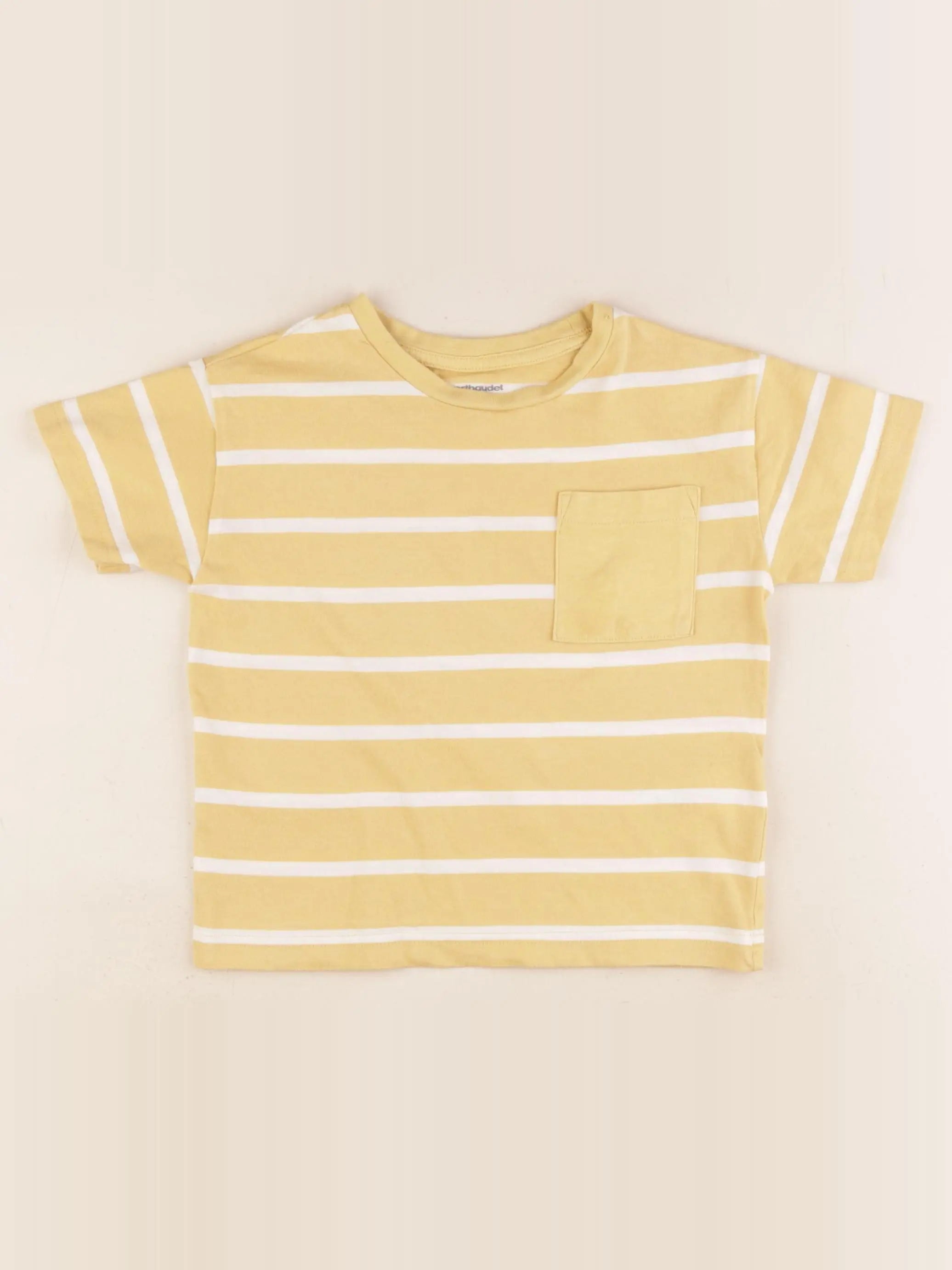 Vertbaudet - tee-shirt jaune - 3 ans