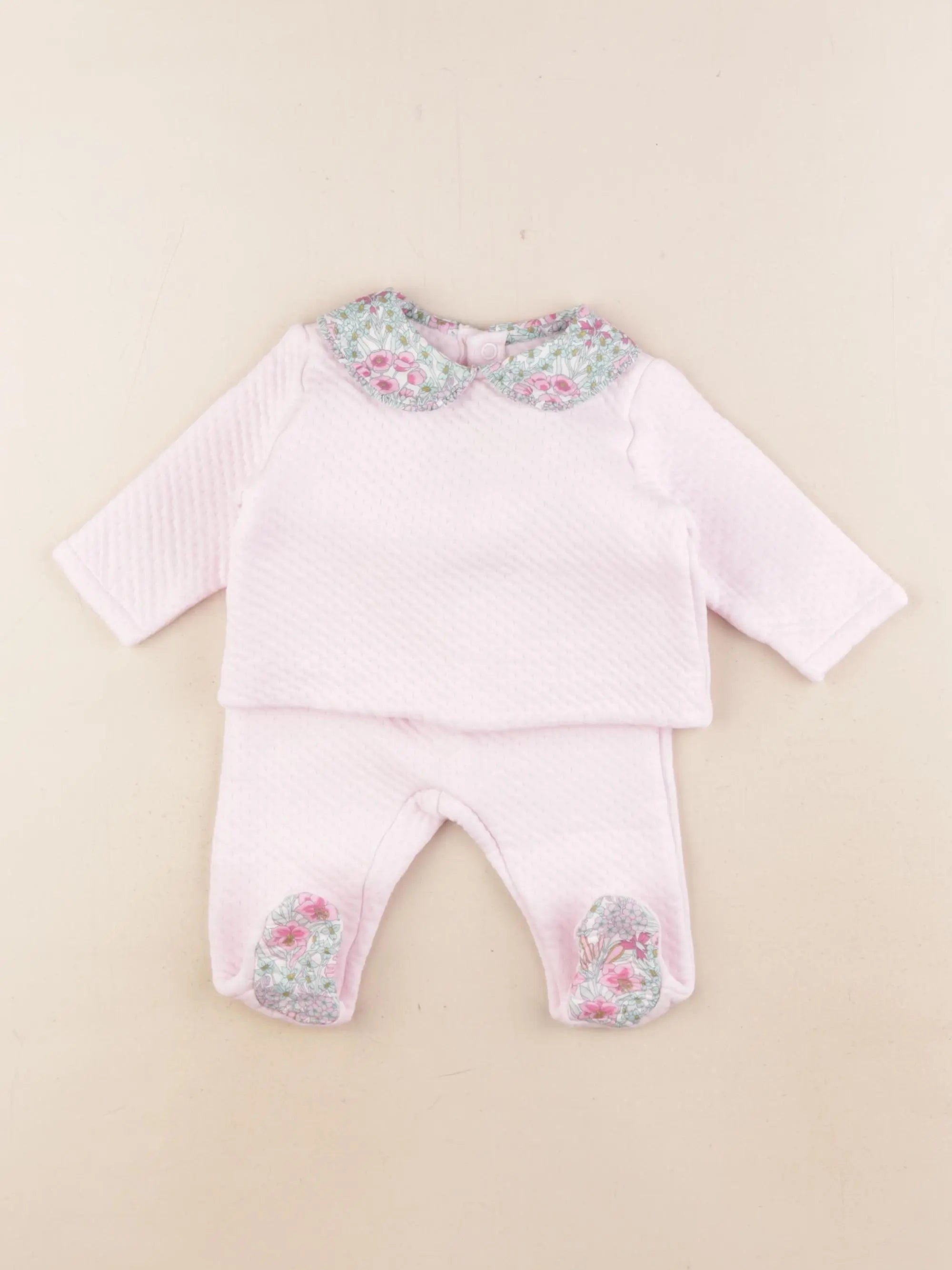 Jacadi - ensemble rose - 6 mois
