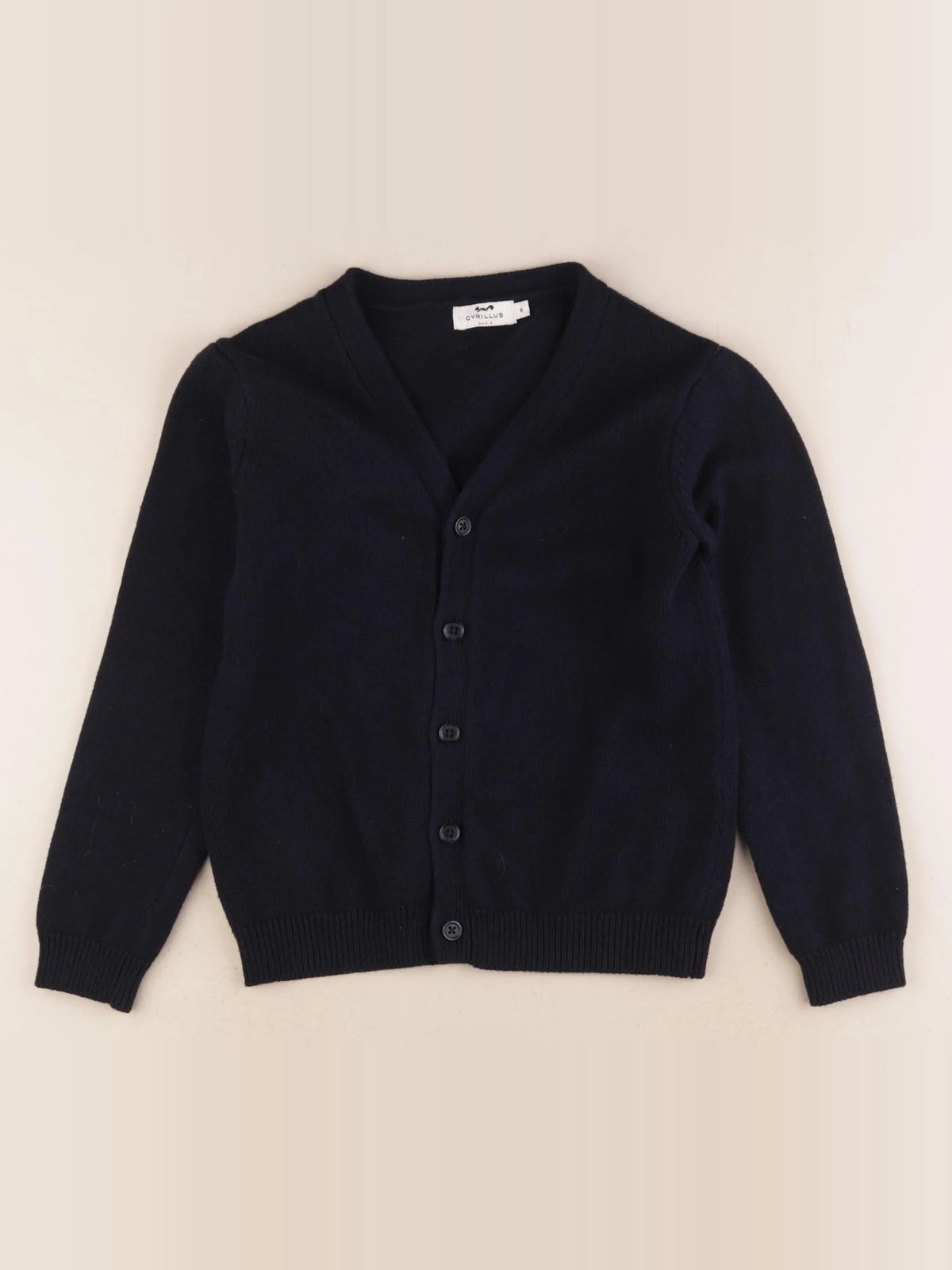 Cyrillus - gilet bleu - 8 ans