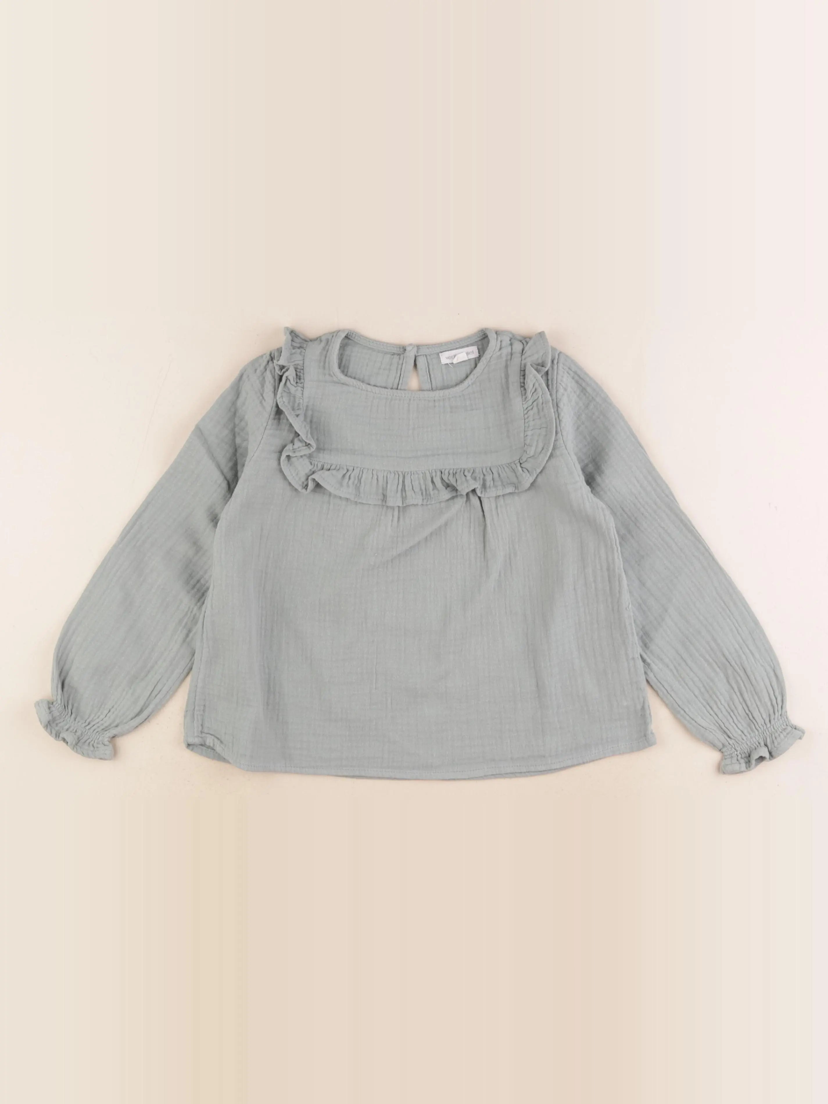 Vertbaudet - blouse vert - 6 ans