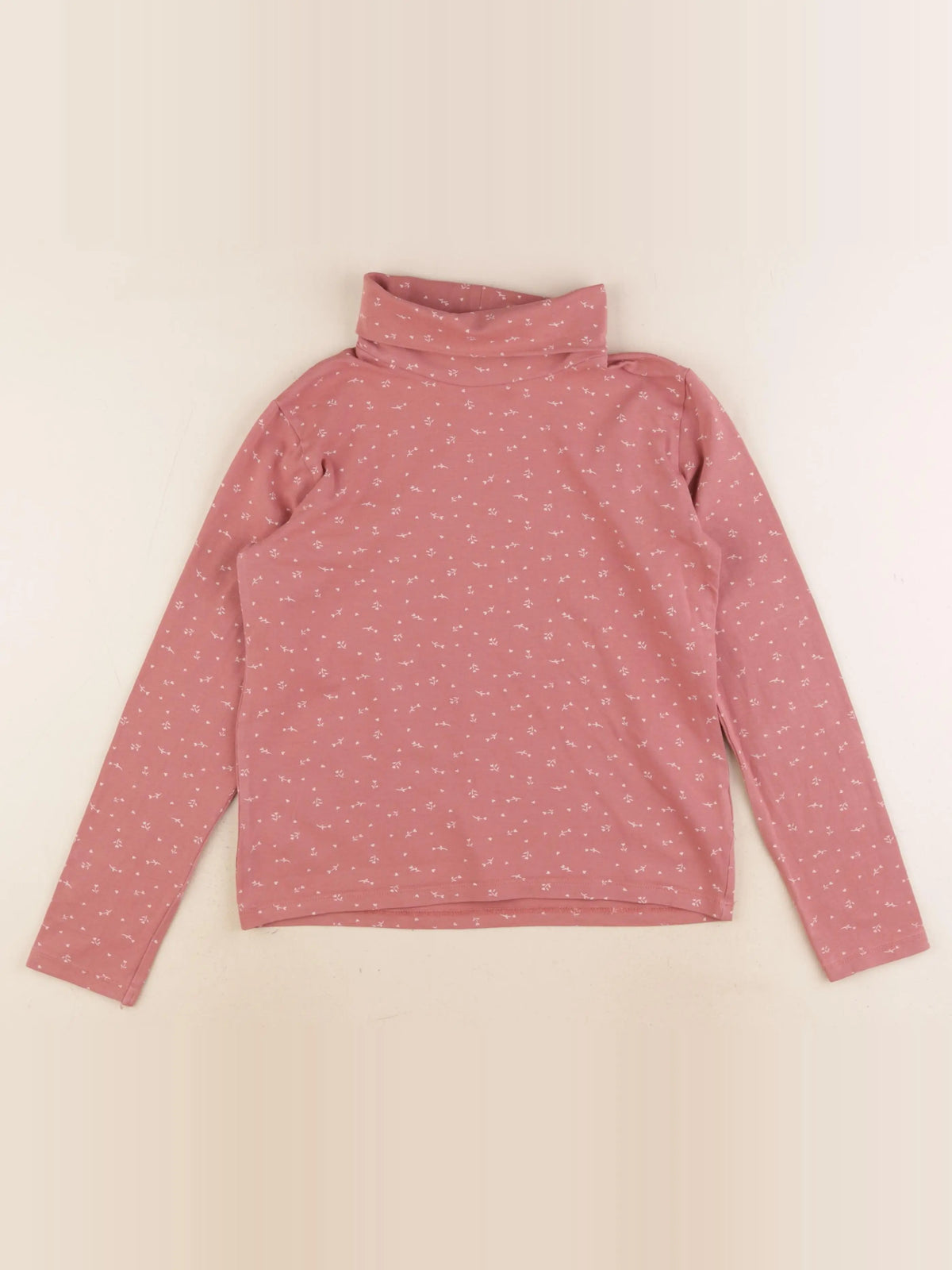 Vertbaudet - sous-pull rose - 10 ans