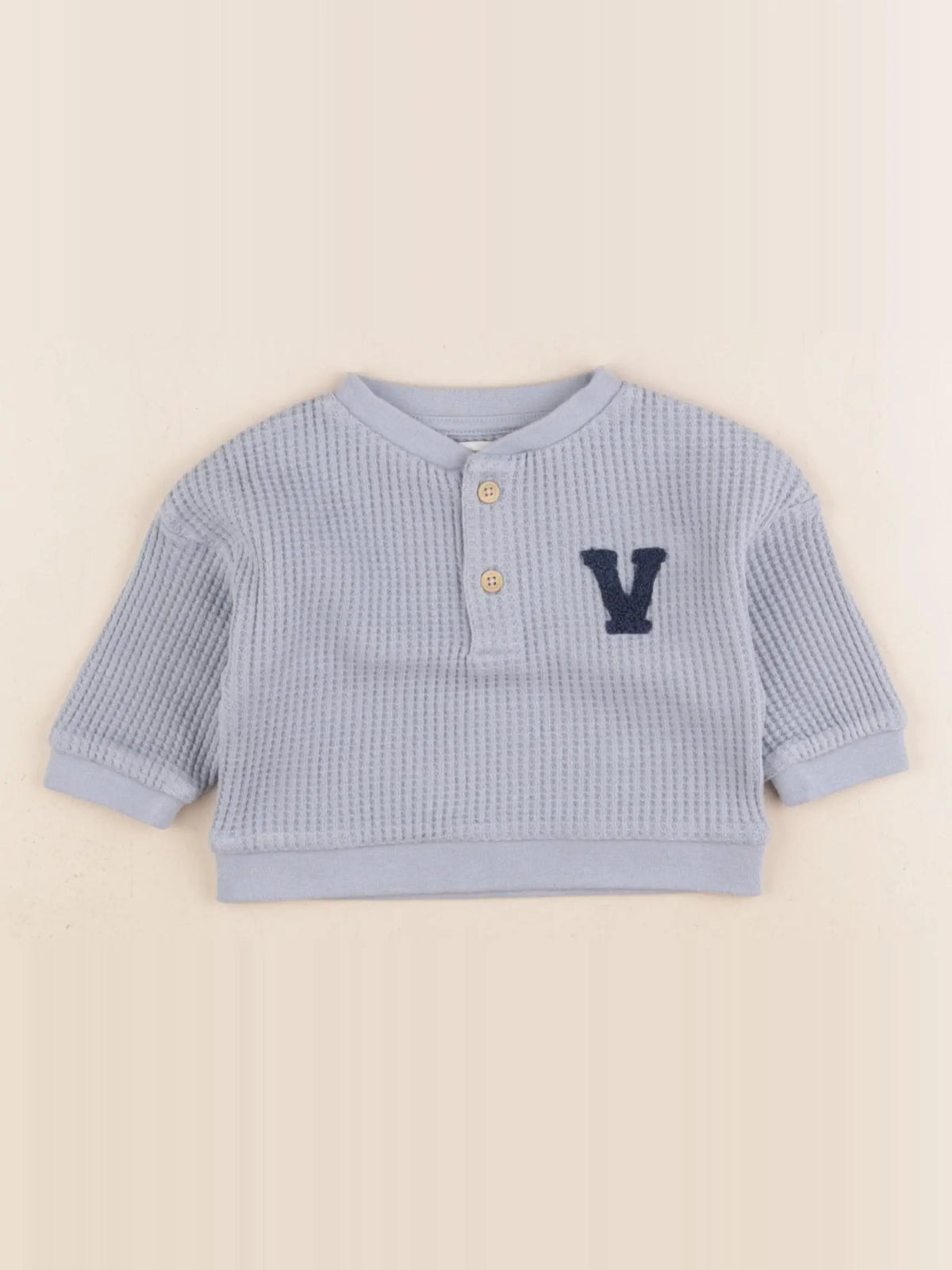 Vertbaudet - sweat bleu - 3 mois