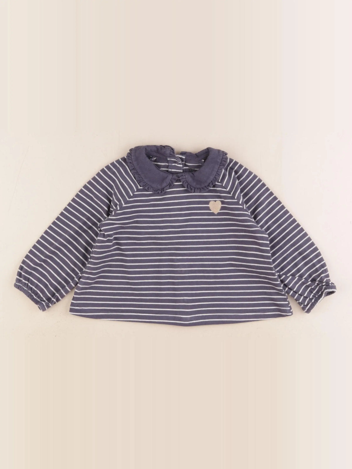 Vertbaudet - tee-shirt bleu - 18 mois