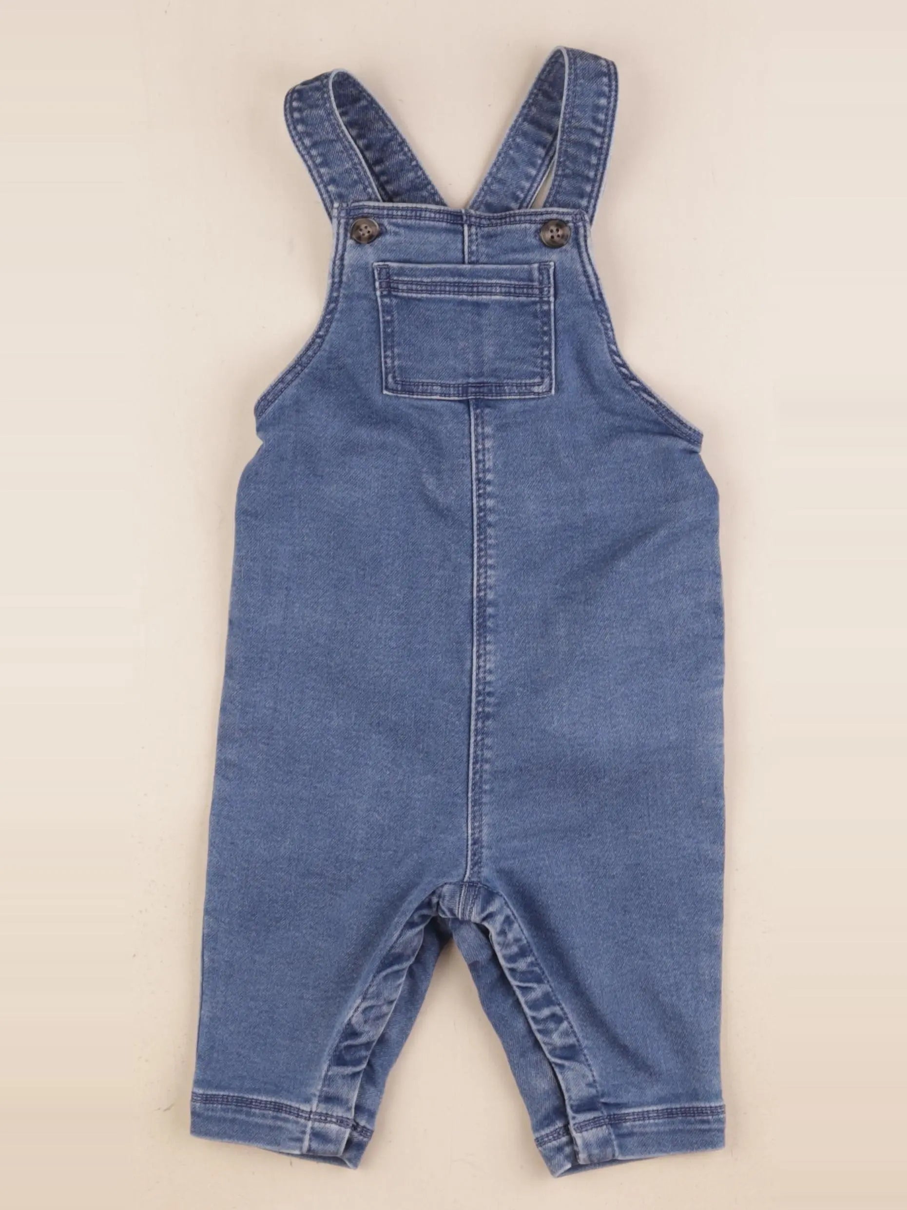 Petit Bateau - salopette bleu - 12 mois
