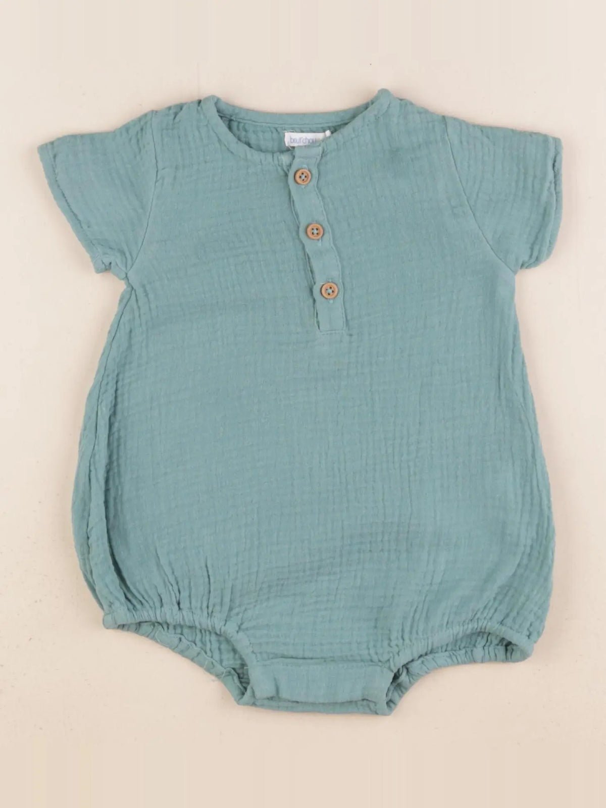 Boutchou - combinaison vert - 9 mois