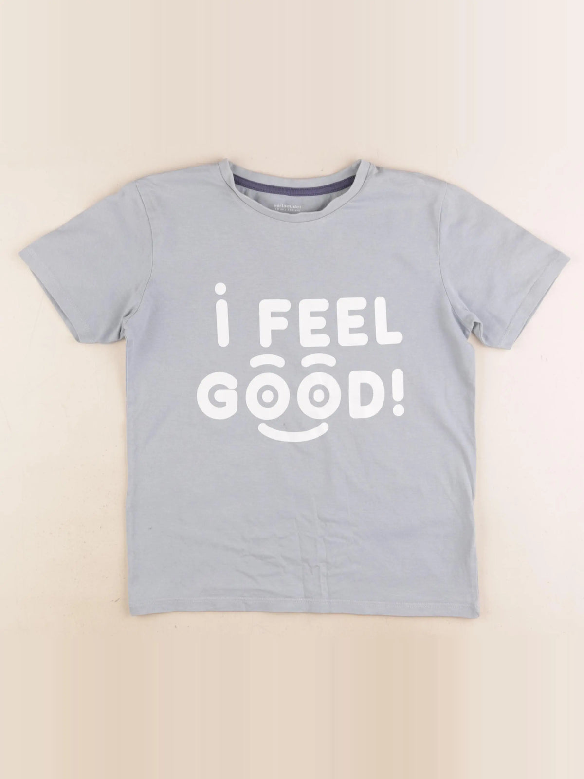 Vertbaudet - tee-shirt bleu - 10 ans