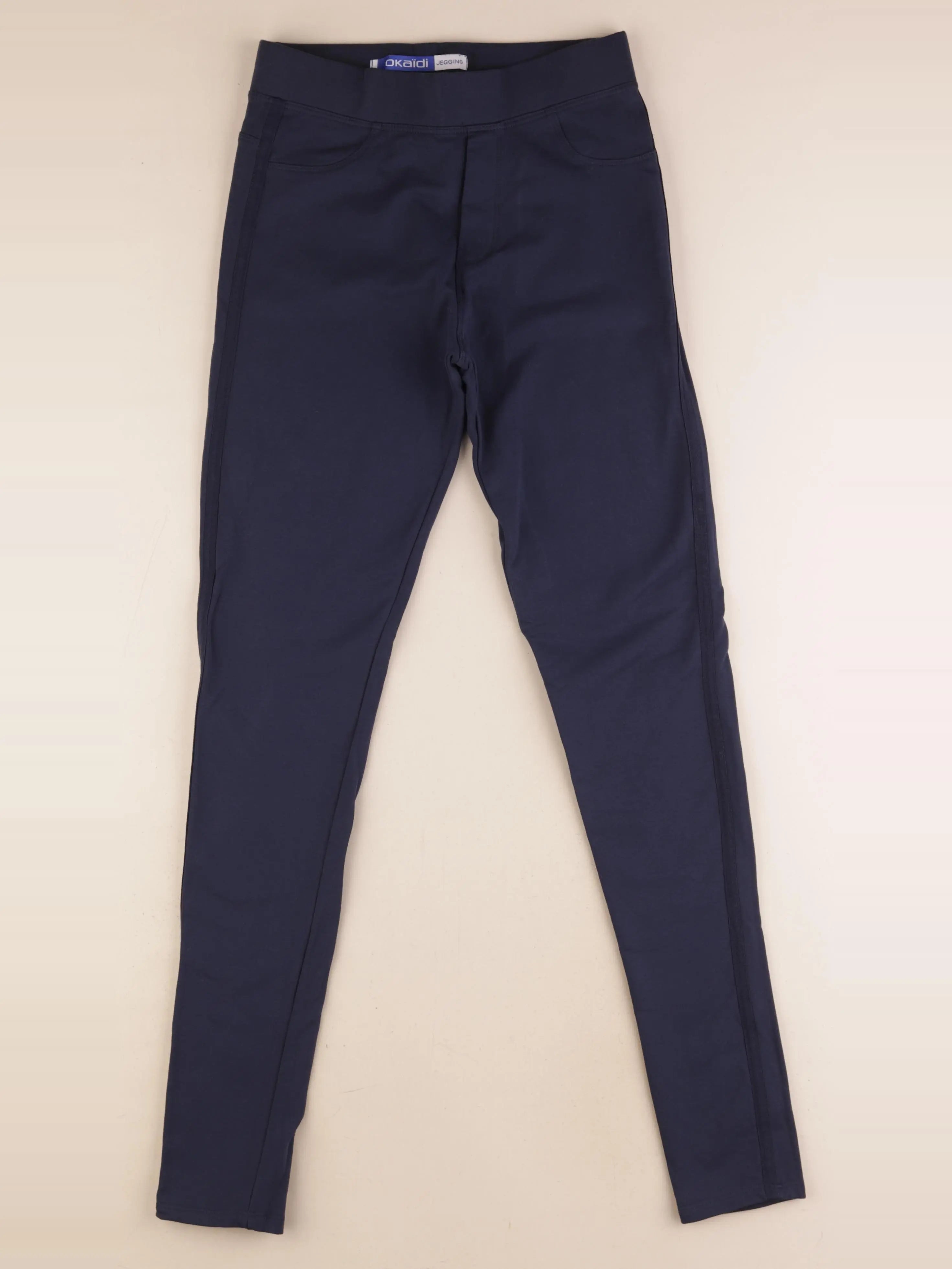 Okaidi - jegging doublé bleu - 14 ans