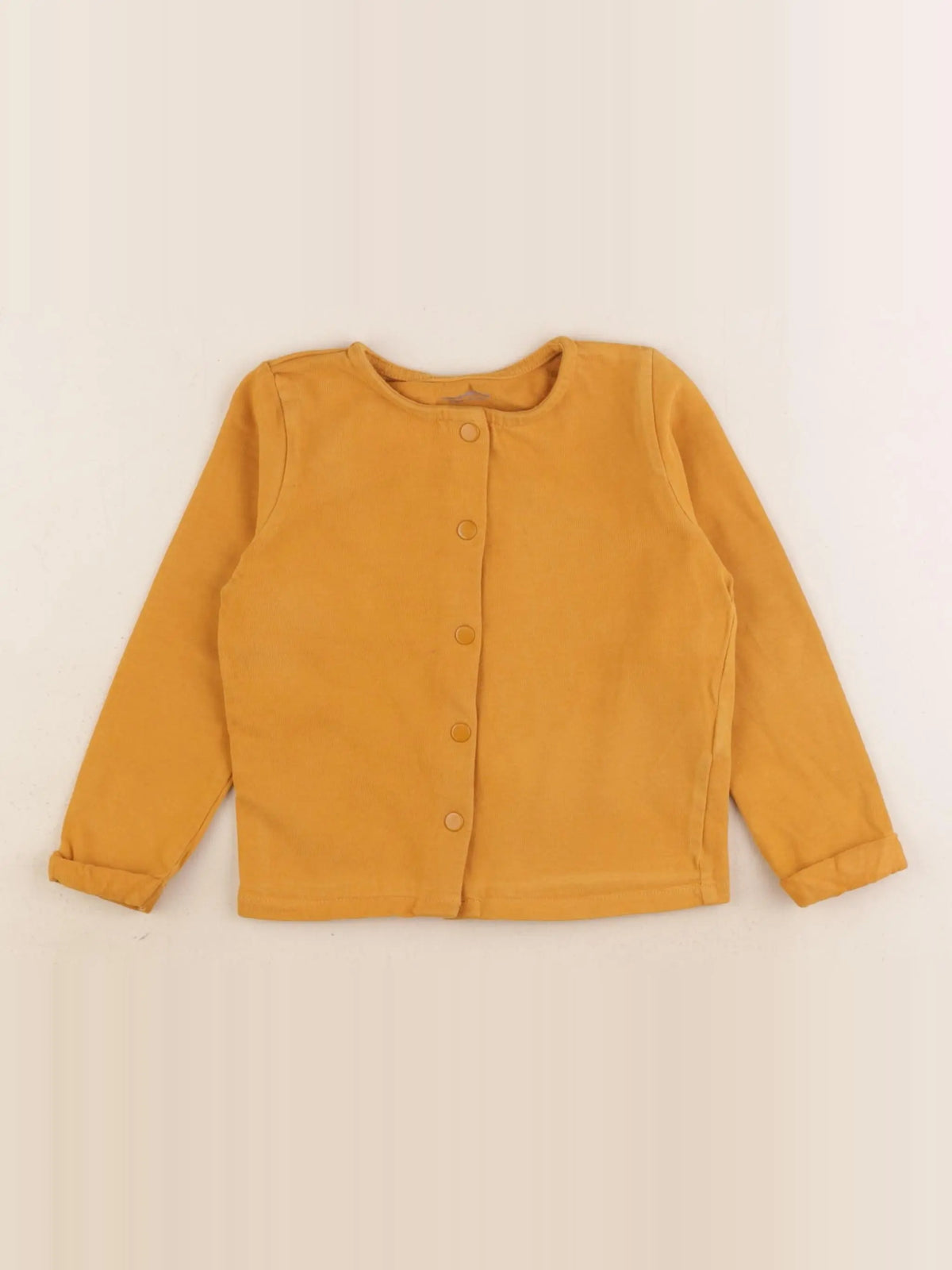 Vertbaudet - sweat jaune - 3 ans