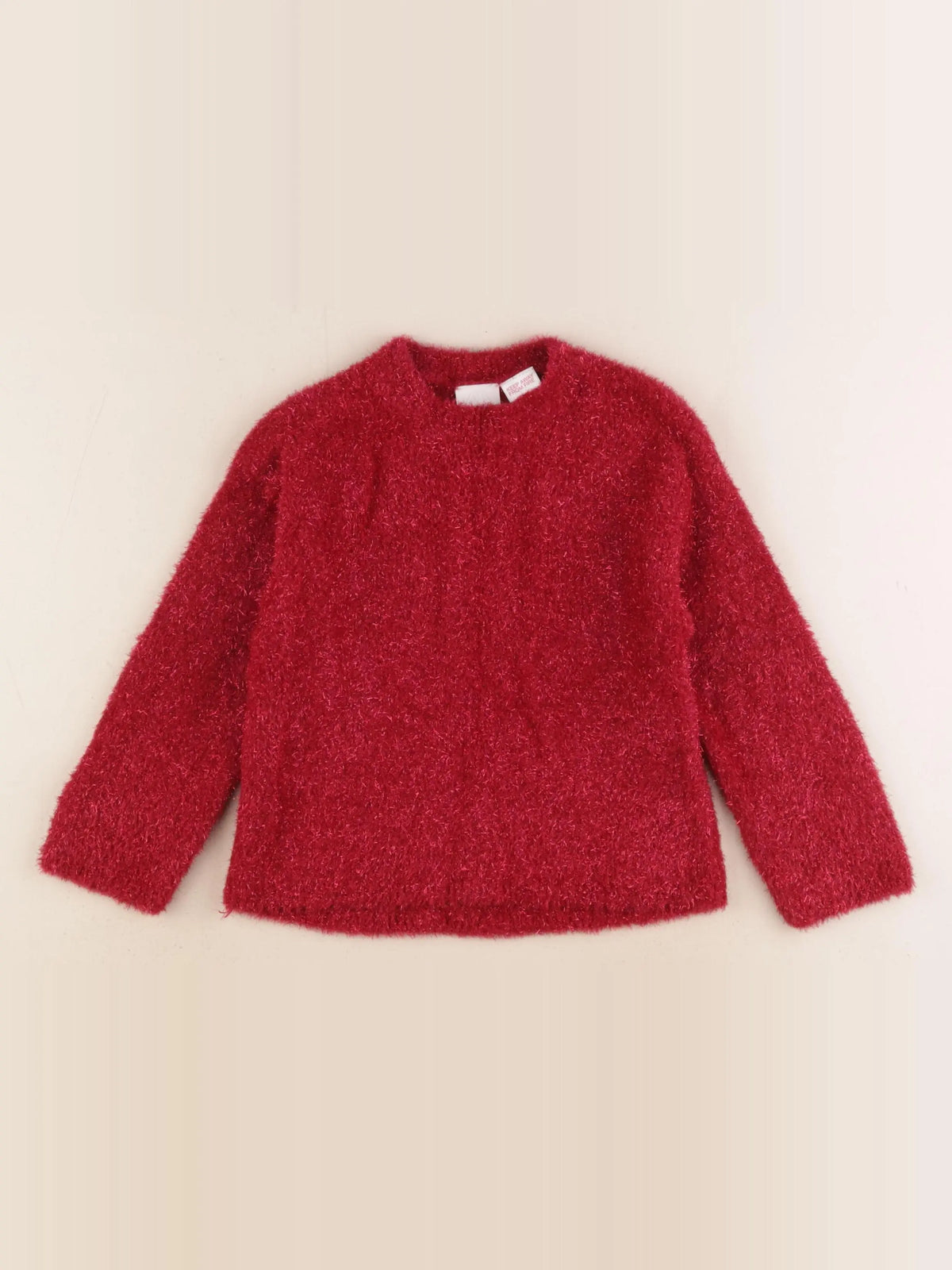 Zara - pull rouge - 6 ans