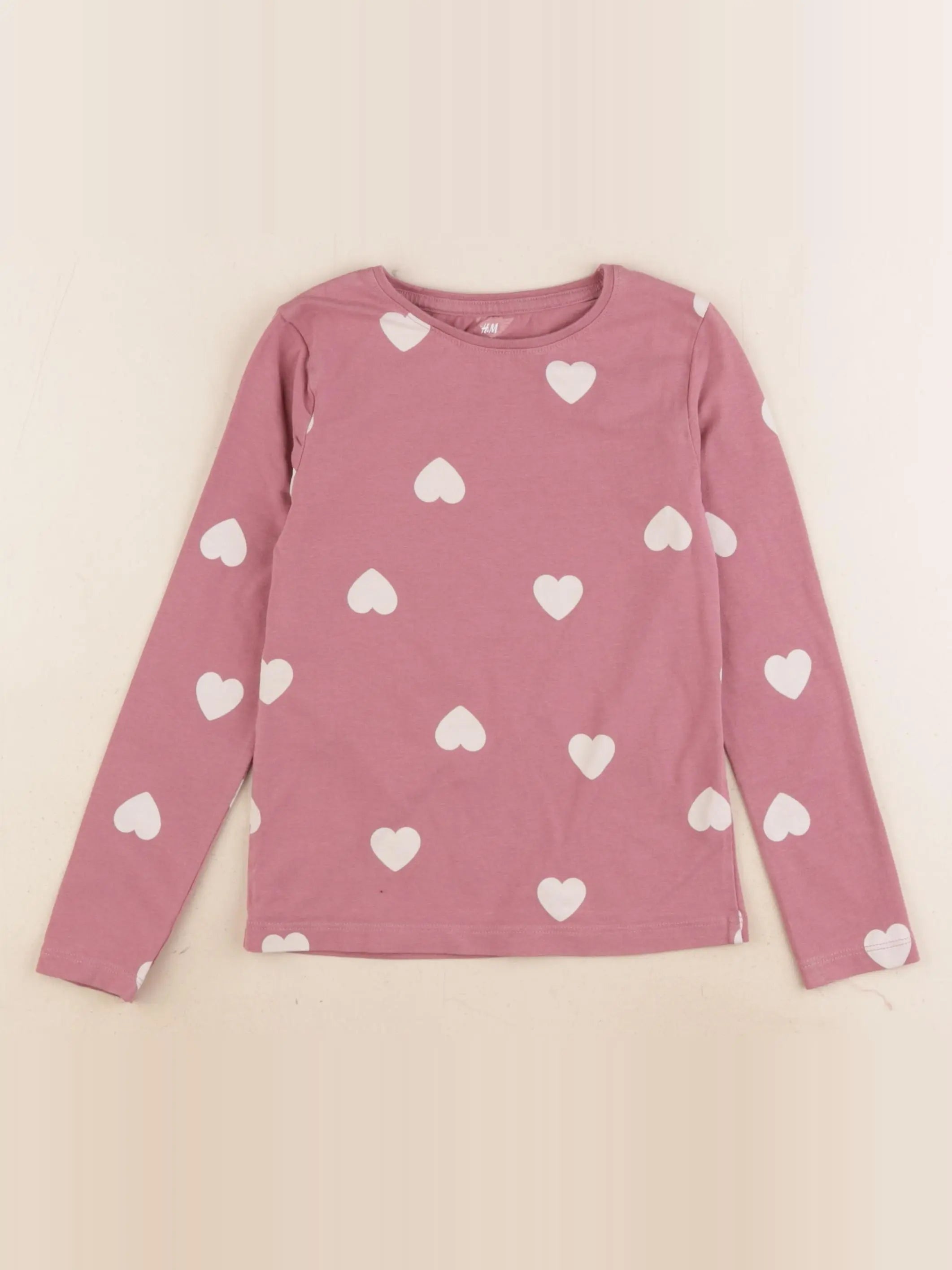 H&M - tee-shirt rose - 4/6 ans