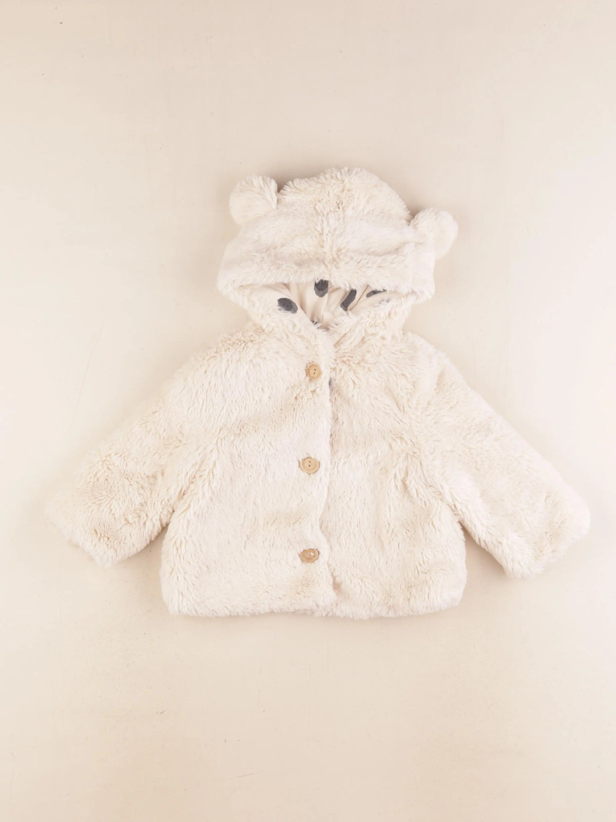 Zara - manteau beige - 6/9 mois
