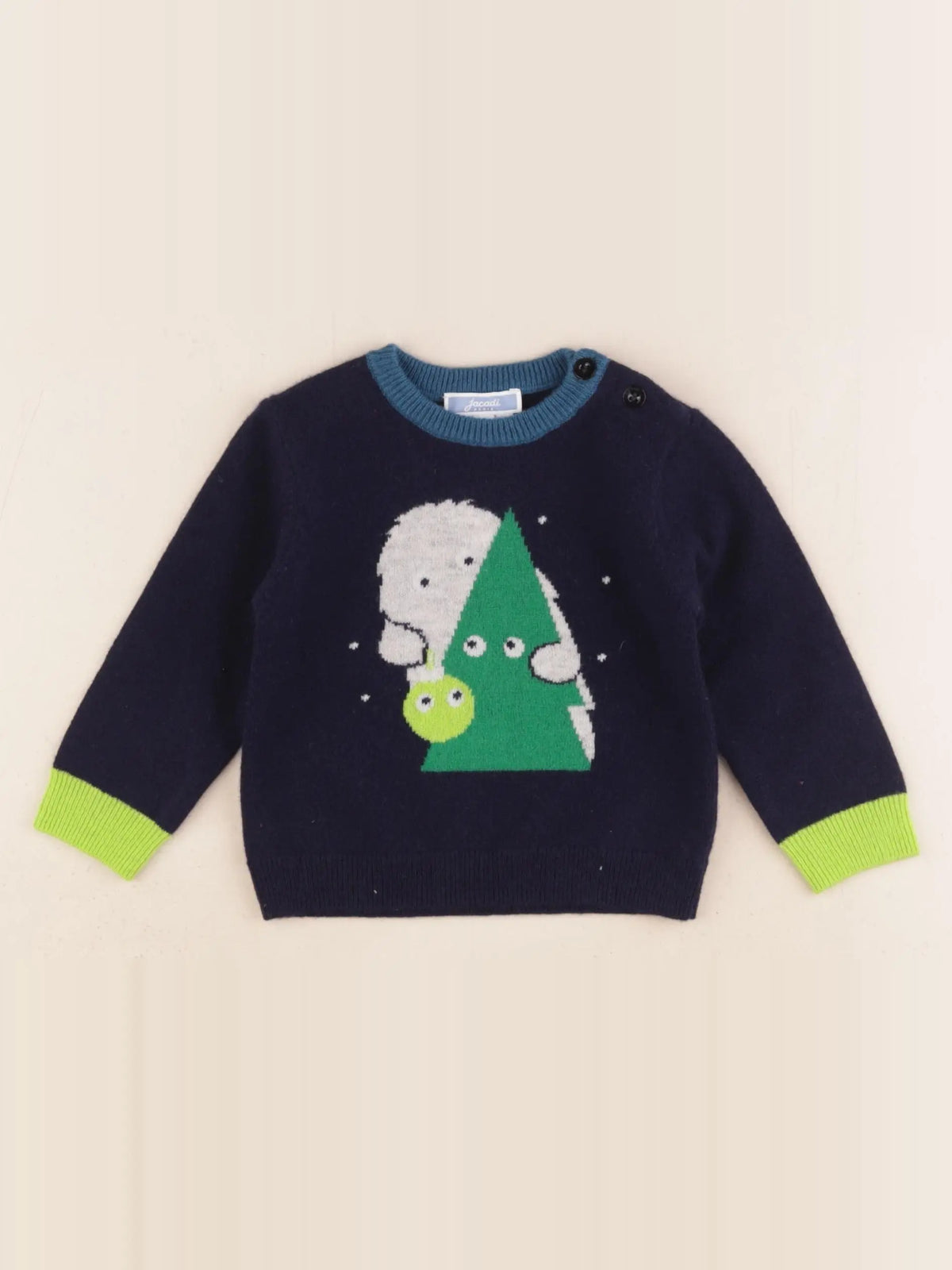 Jacadi - pull multicolore - 12 mois