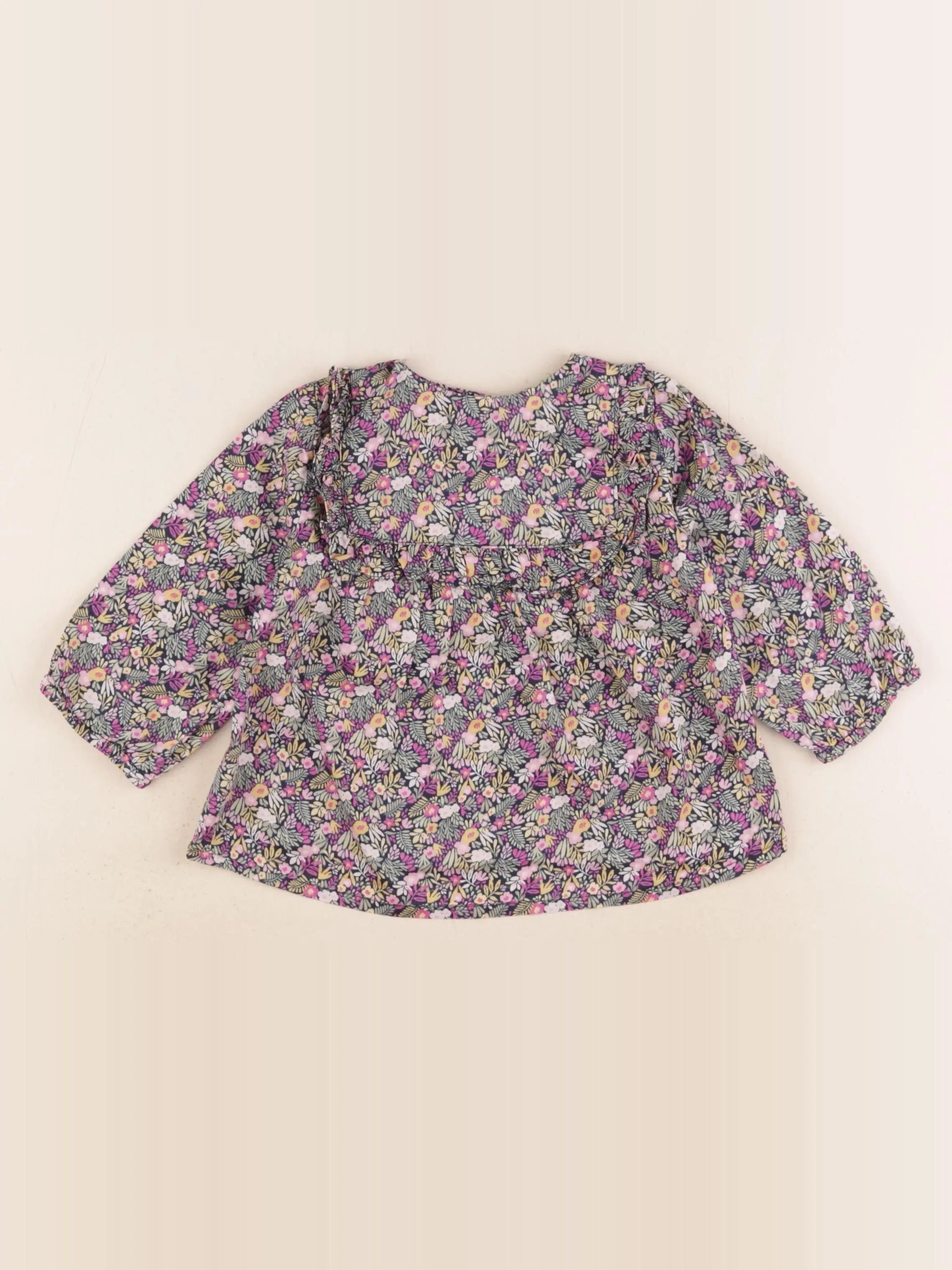 Tape à l'oeil - blouse multicolore - 12 mois
