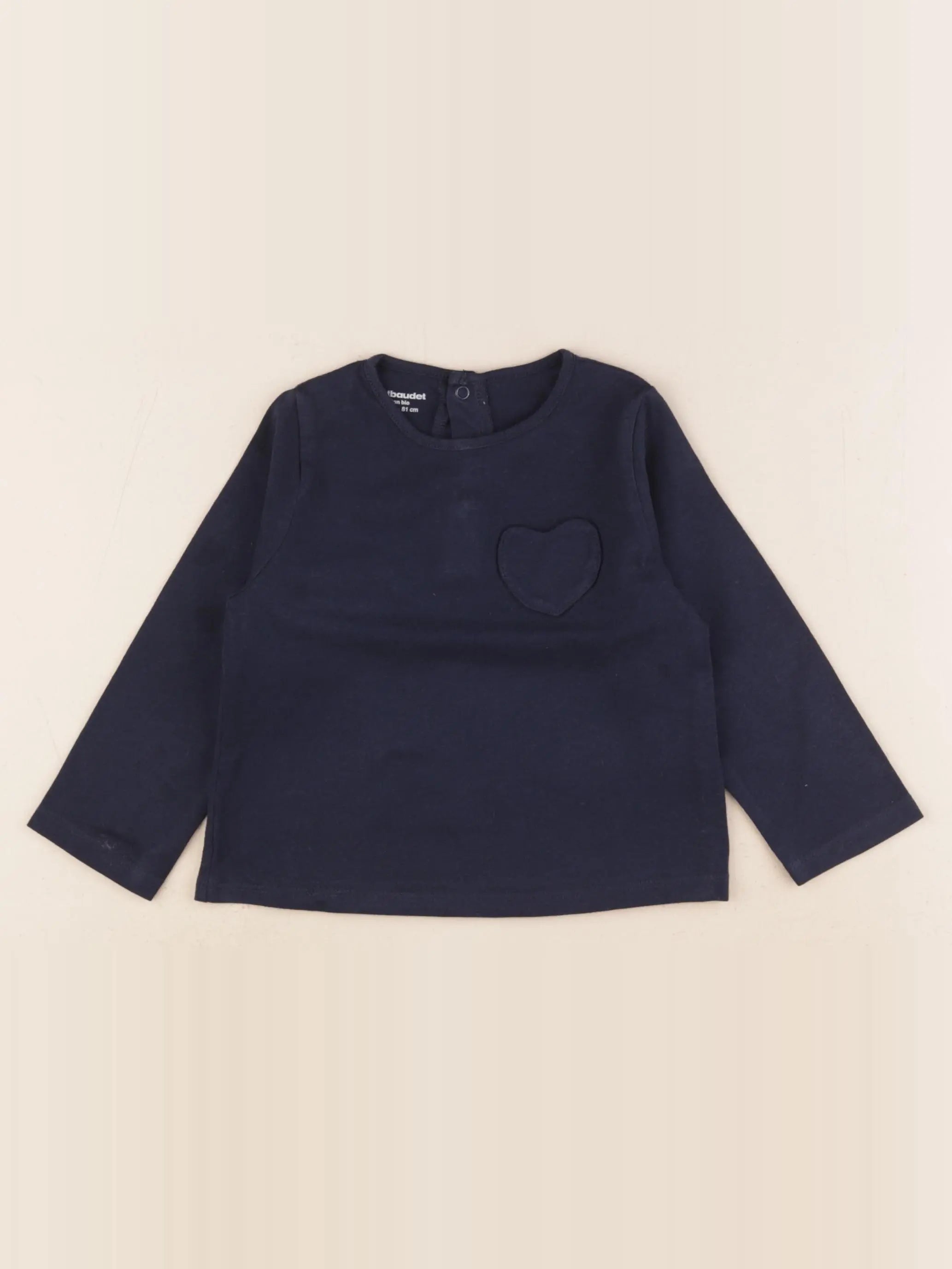 Vertbaudet - tee-shirt bleu - 18 mois