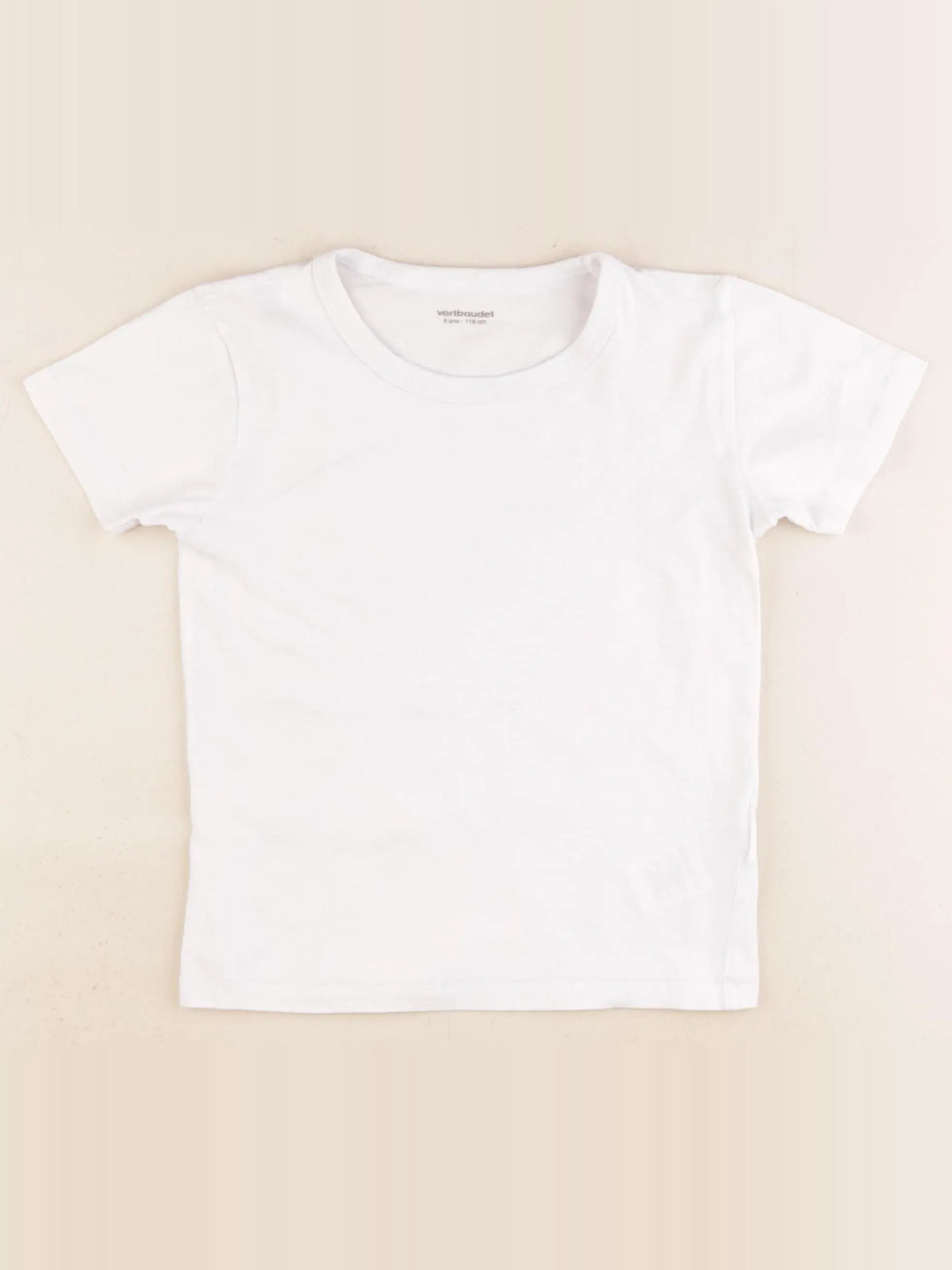 Vertbaudet - maillot de corps blanc - 6 ans