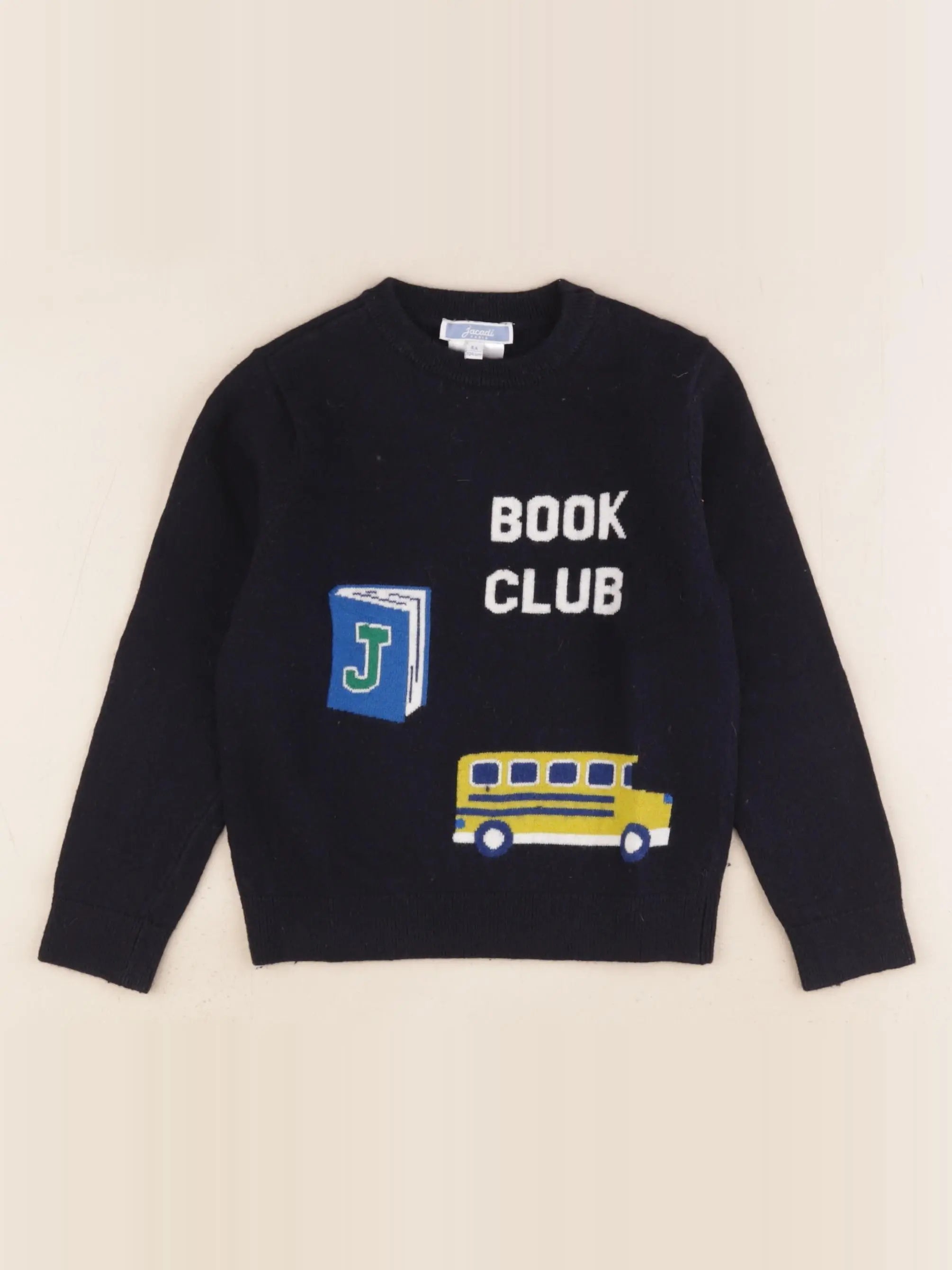 Jacadi - pull bleu - 4 ans