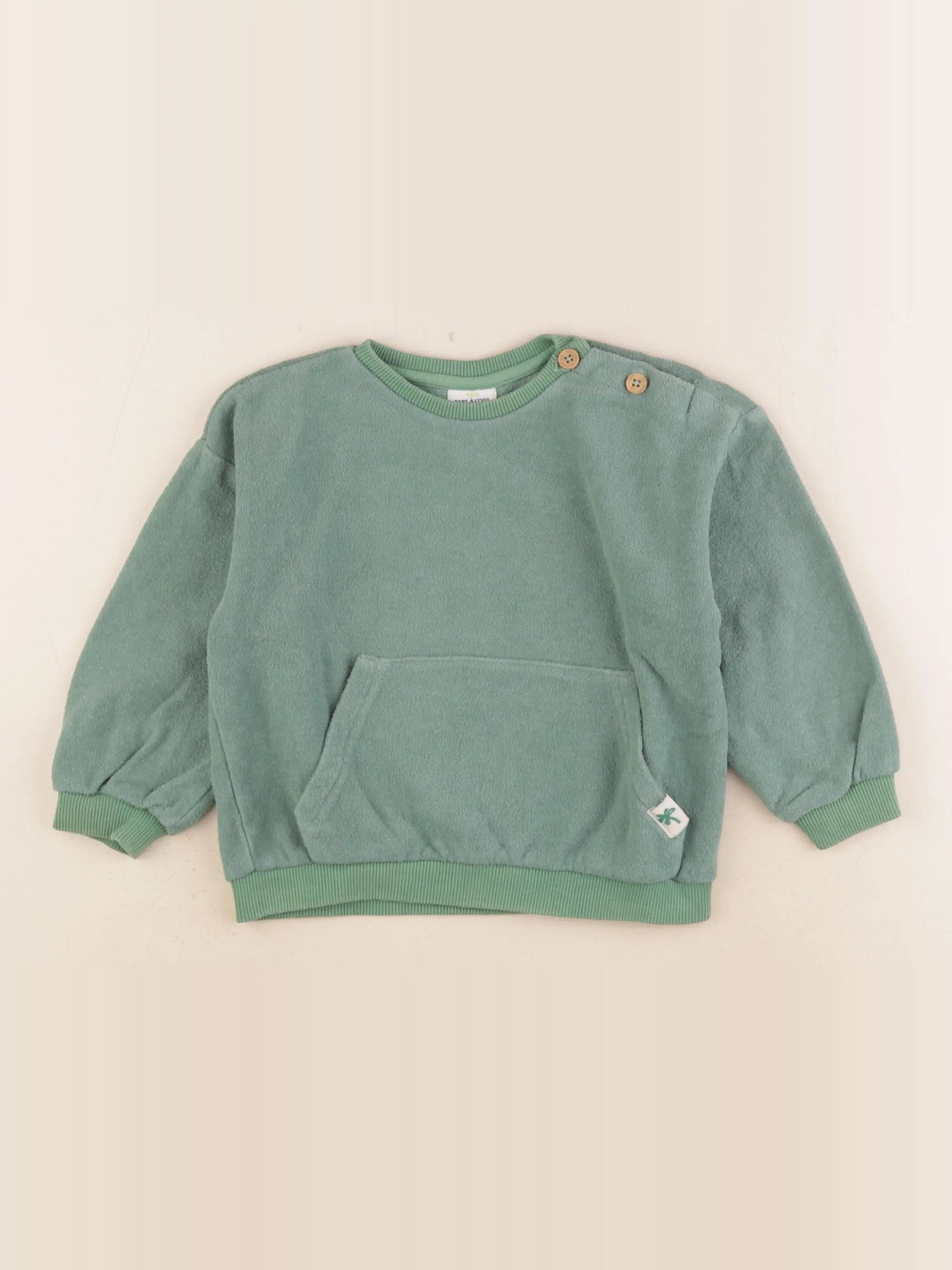 Tape à l'oeil - sweat vert - 3 ans