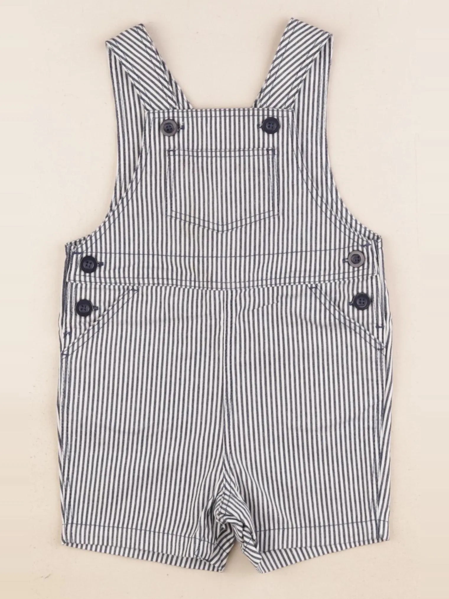 Petit Bateau - salopette bleu - 12 mois