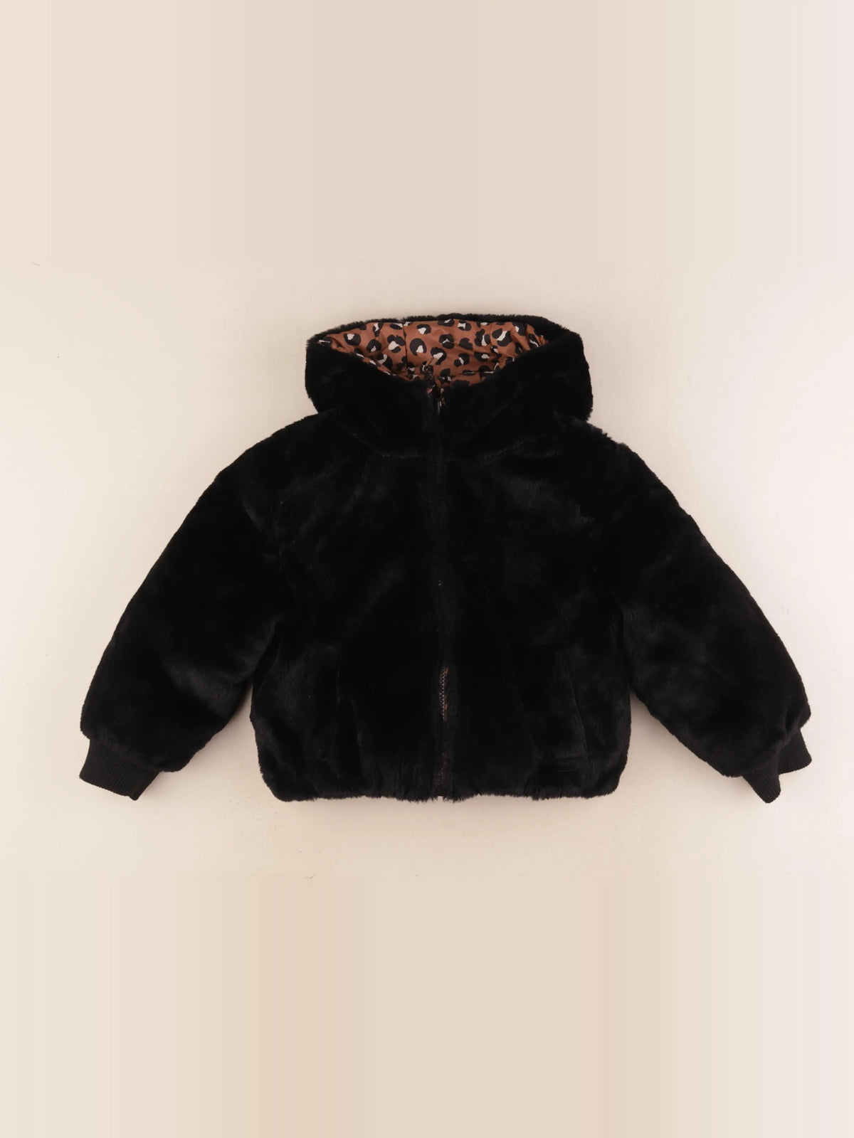 Monoprix - manteau noir, marron - 5 ans
