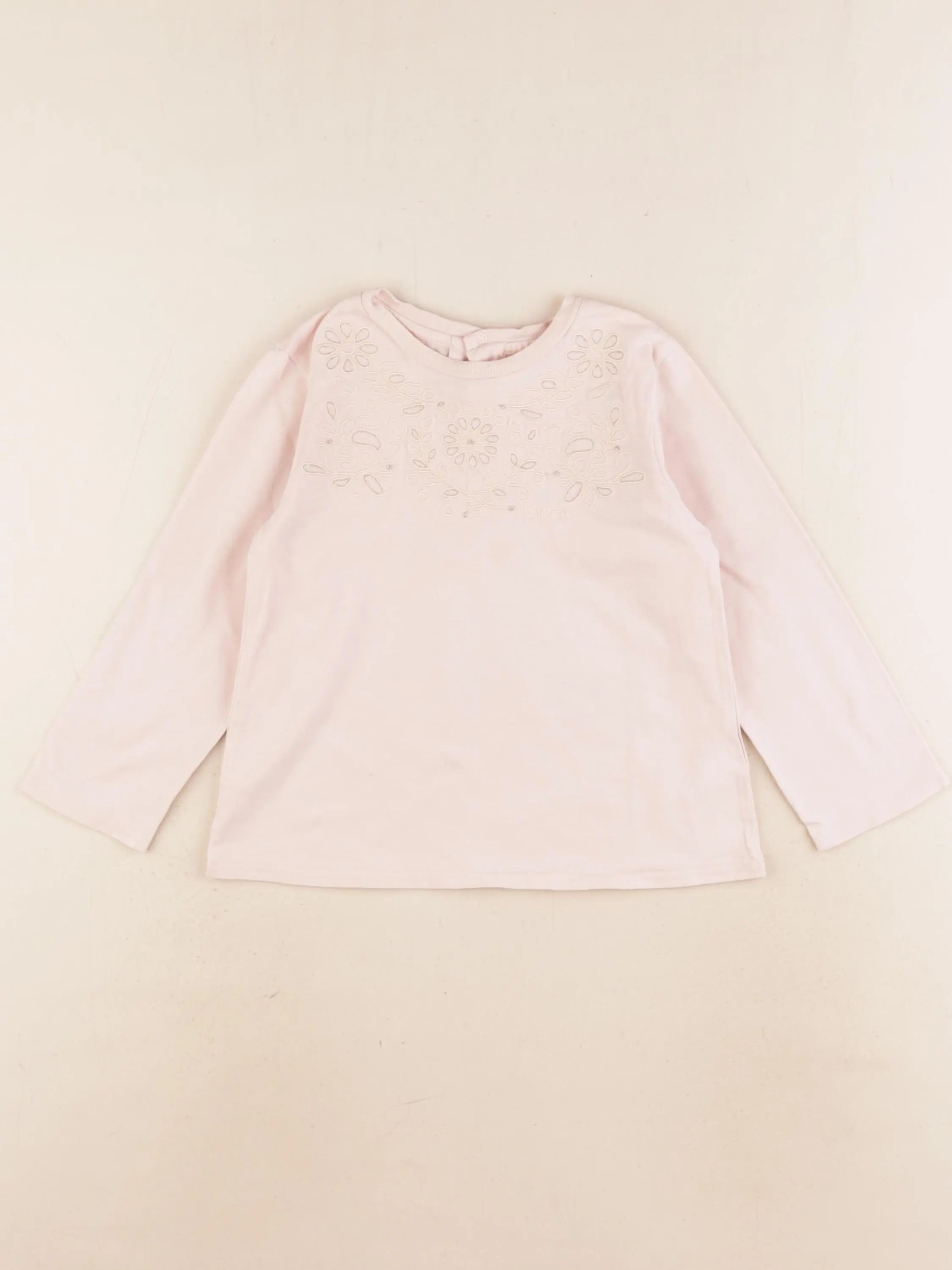Chloé - tee-shirt rose - 3 ans
